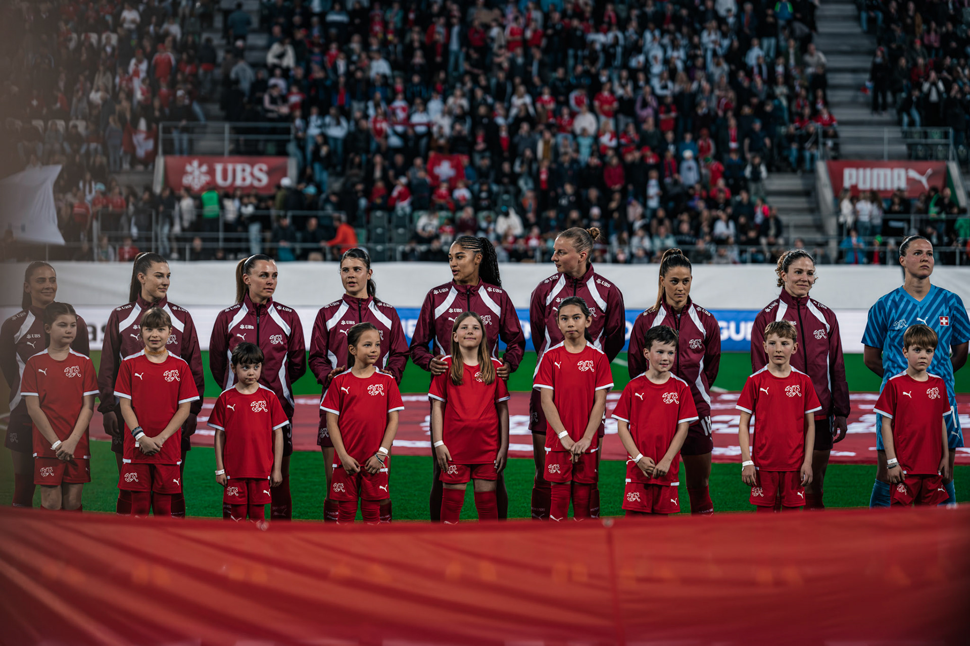 UEFA Women’s Nations League Suisse - France au Kybunpark. (Christian António/LibsVisuals.com)