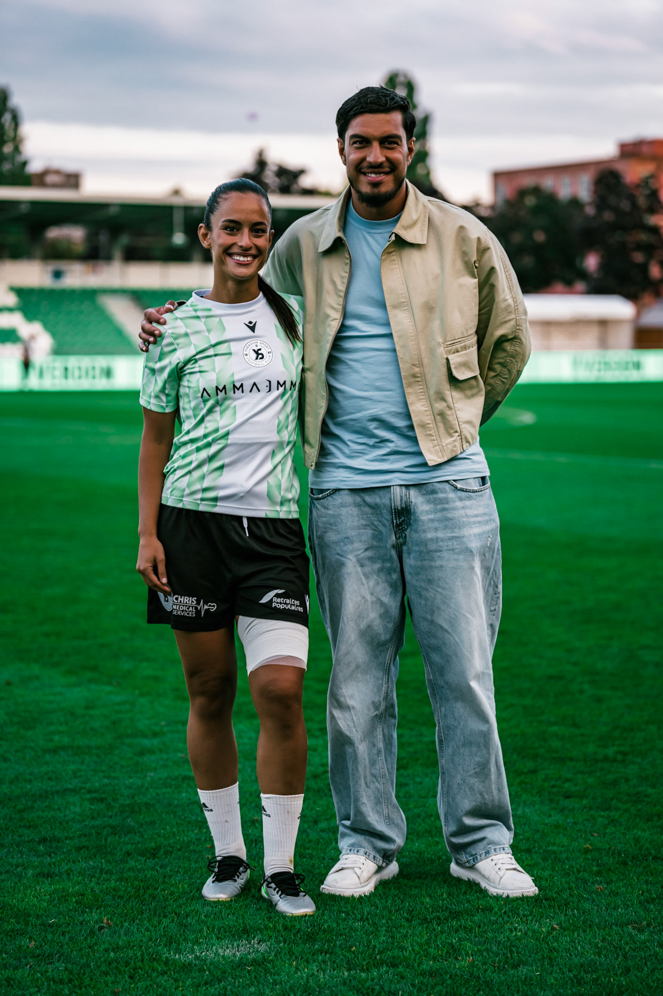 Match championnat LNB féminine opposant Yverdon Sport FC et FC Schlieren au Stade Municipal. (Christian António/LibsVisuals.com)