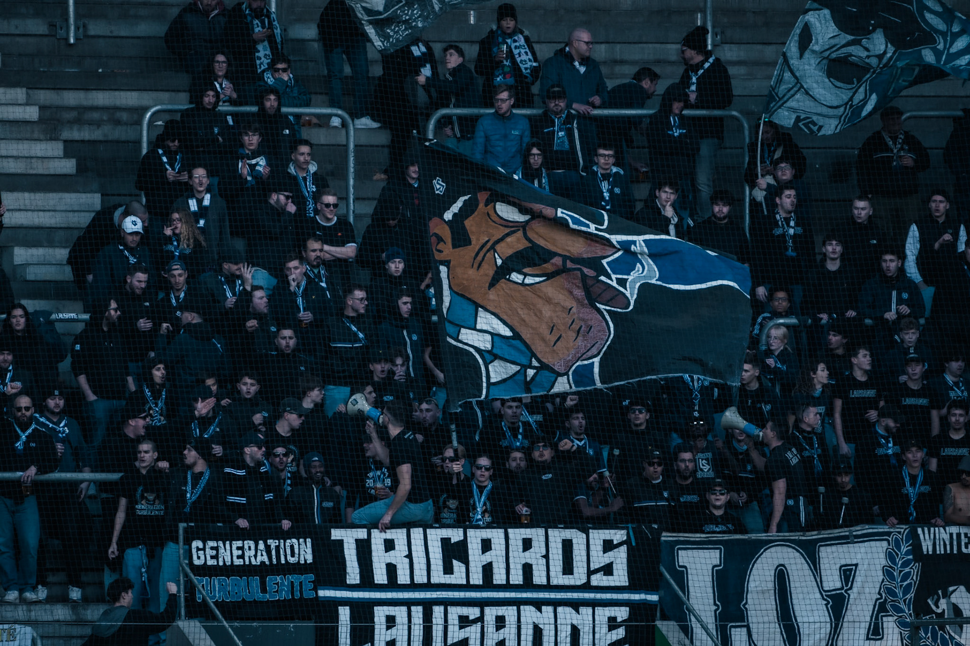 FC Saint-Gall 1879 et Lausanne-Sport FC au Kybunpark. (Christian António/LibsVisuals.com)