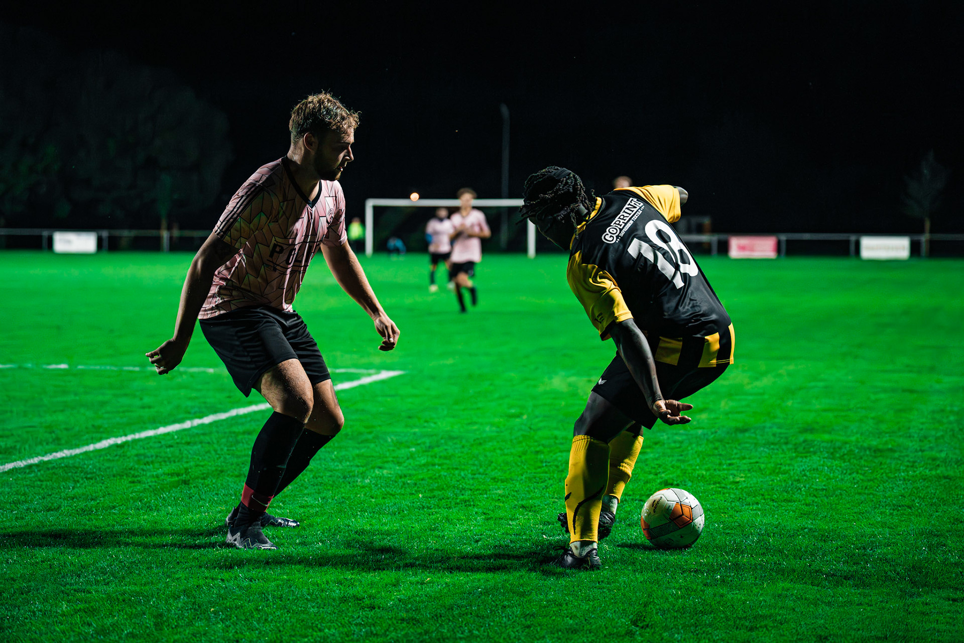 Match BCV Cup opposant FC Corcelles-Payerne I – FC Poliez-Pittet IA à la Place de sports Freybonnaz. (Christian António/LibsVisuals.com)