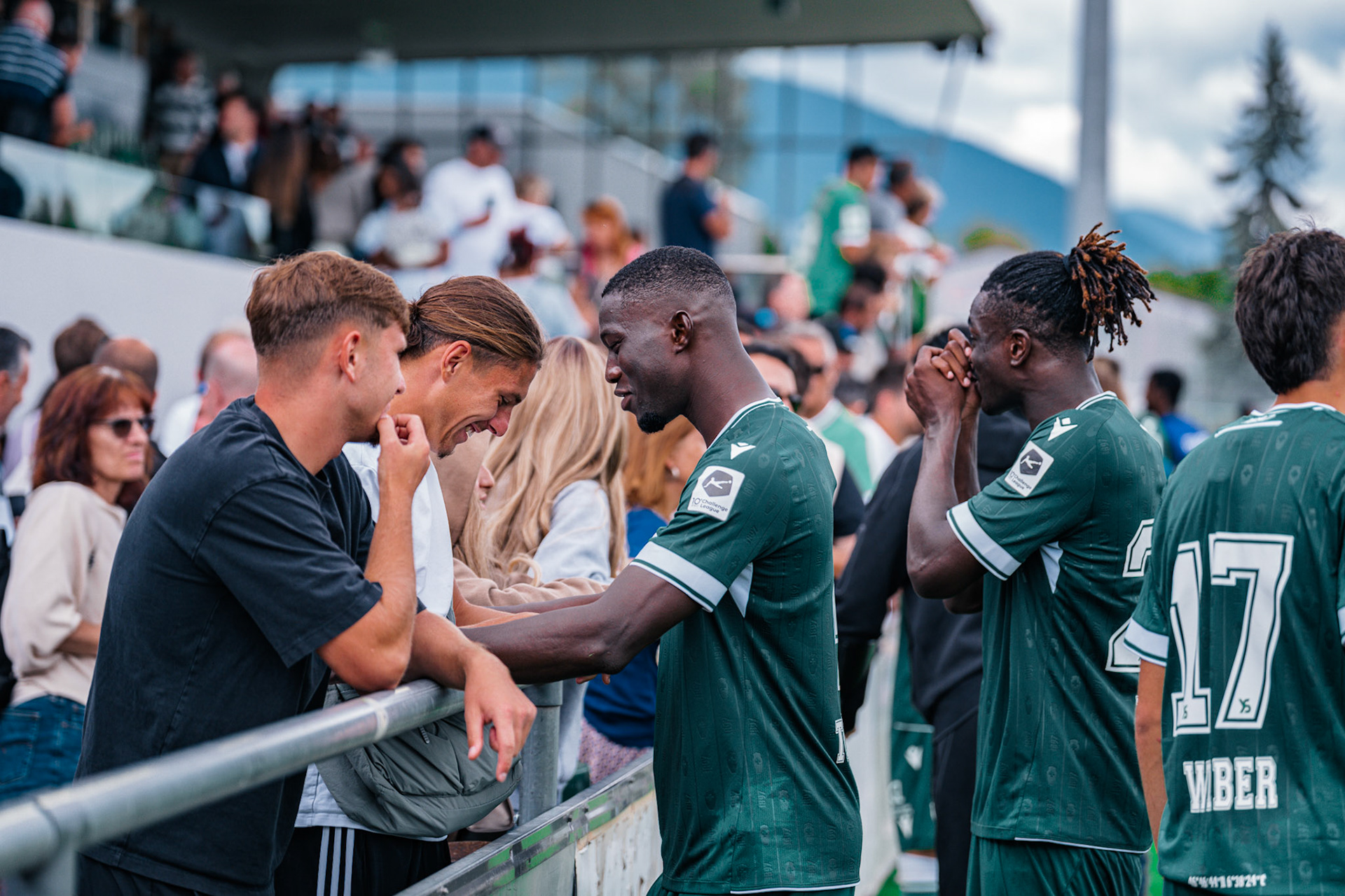 Match opposant Yverdon Sport FC face au Stade Lausanne Ouchy au Stade Municipal. (Christian António/LibsVisuals.com)