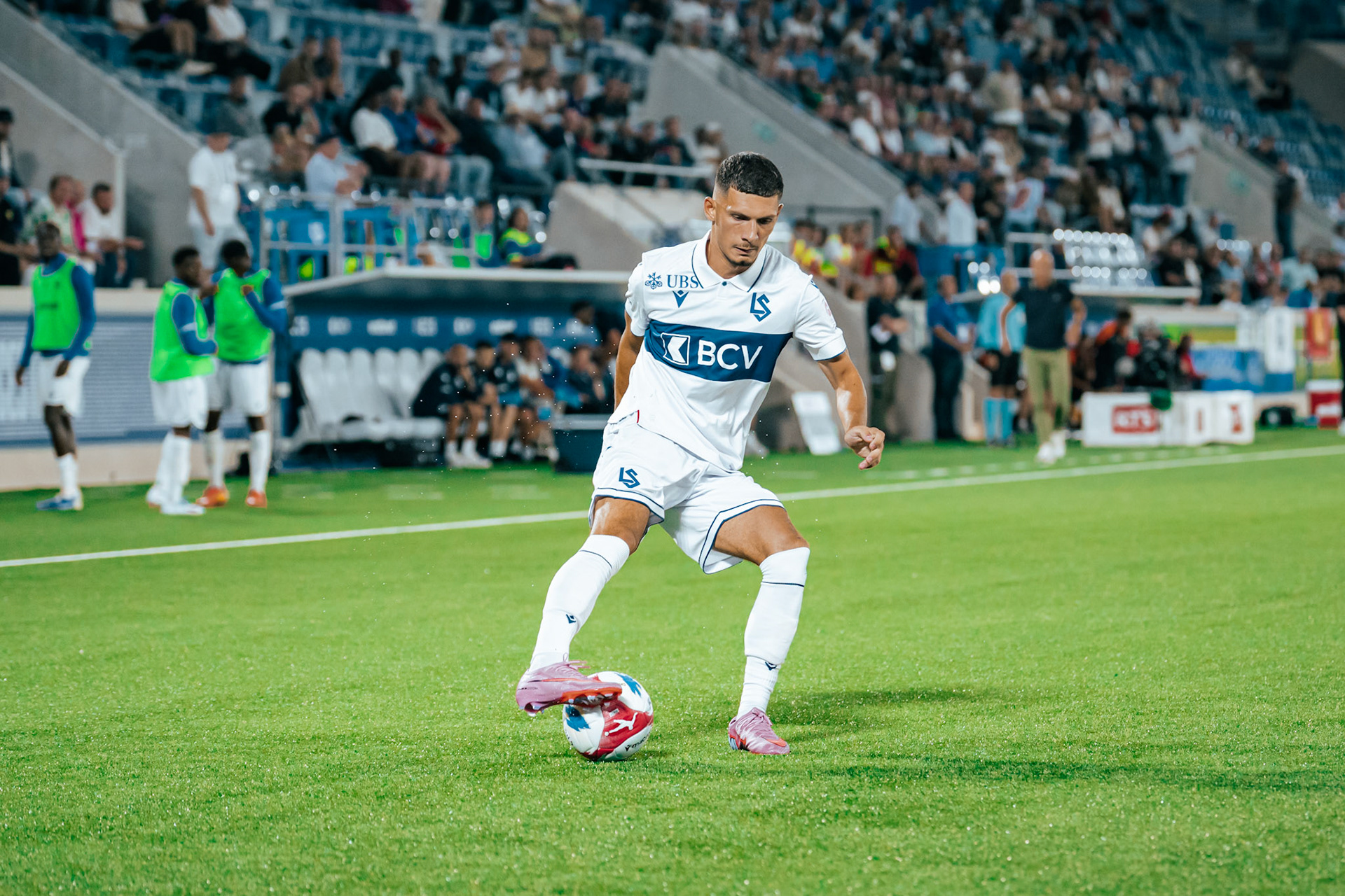 Lausanne-Sport - Vardar Skopje au Stade de la Tuilière. (Christian António/LibsVisuals.com)