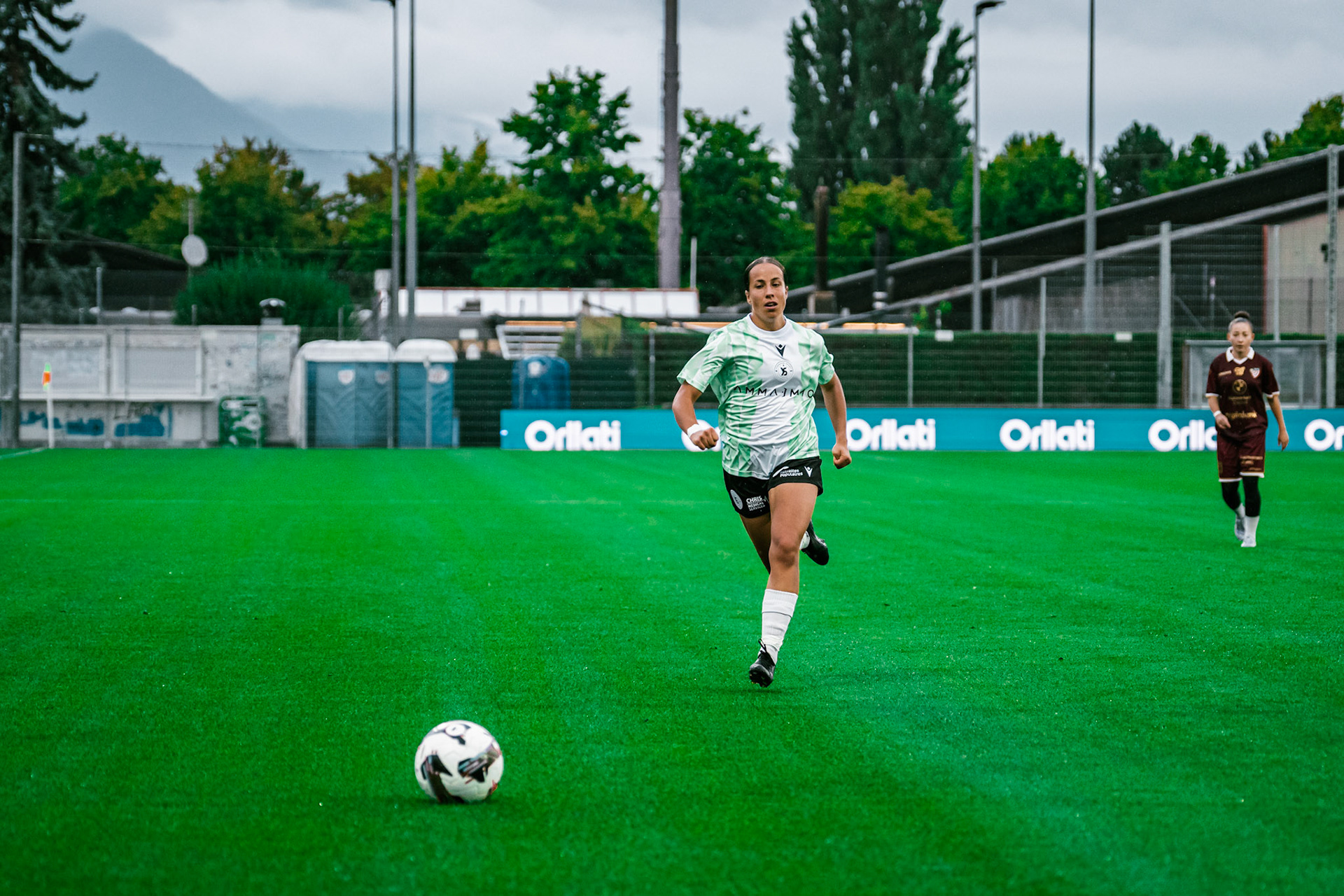Match championnat LNB féminine opposant Yverdon Sport FC et FC Solothurn Frauen au Stade Municipal. (Christian António/LibsVisuals.com)