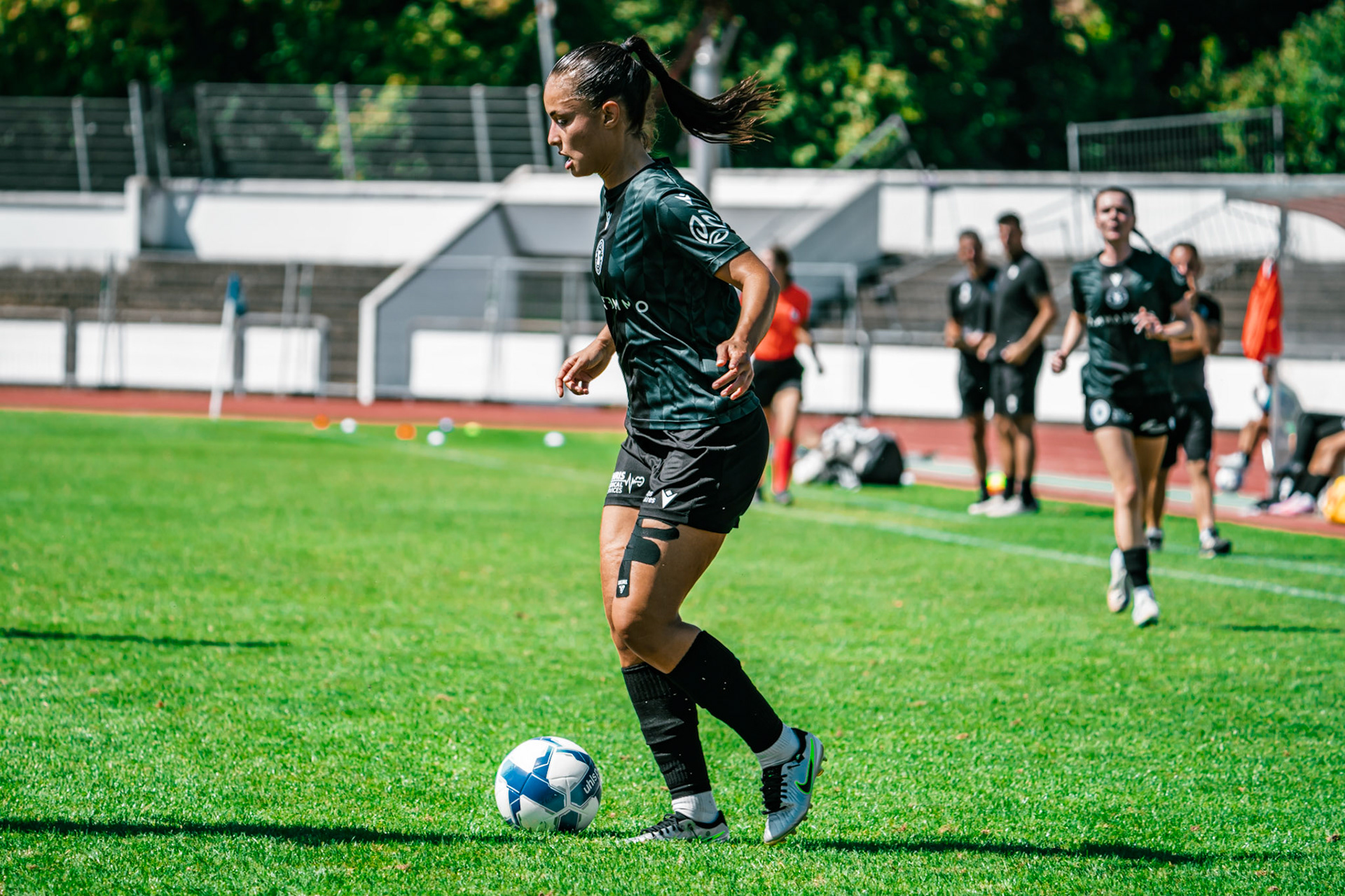 Match AXA Women’s Cup opposant FC Concordia Basel - Yverdon Sport FC au Sportanlagen St. Jakob. (Christian António/LibsVisuals.com)