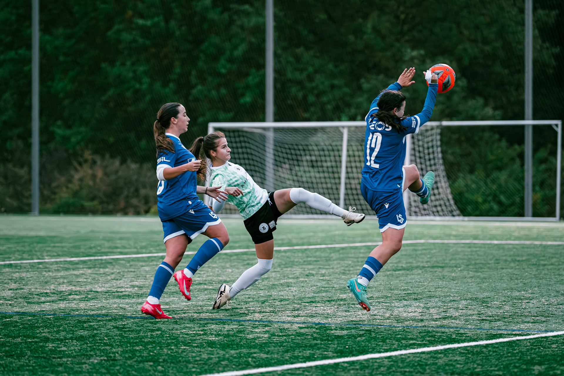 Match AXA Women’s Cup (1/16 de finale) opposant FC Lausanne-Sport et Yverdon Sport FC au Centre sportif de la Tuilière. (Christian António/LibsVisuals.com)
