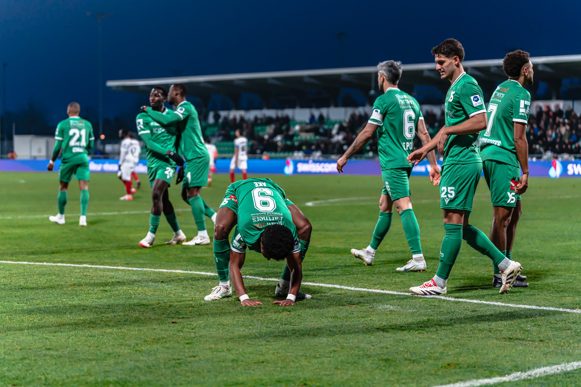Yverdon Sport FC et FC Winterthur au Stade Municipal. (Christian António/LibsVisuals.com)