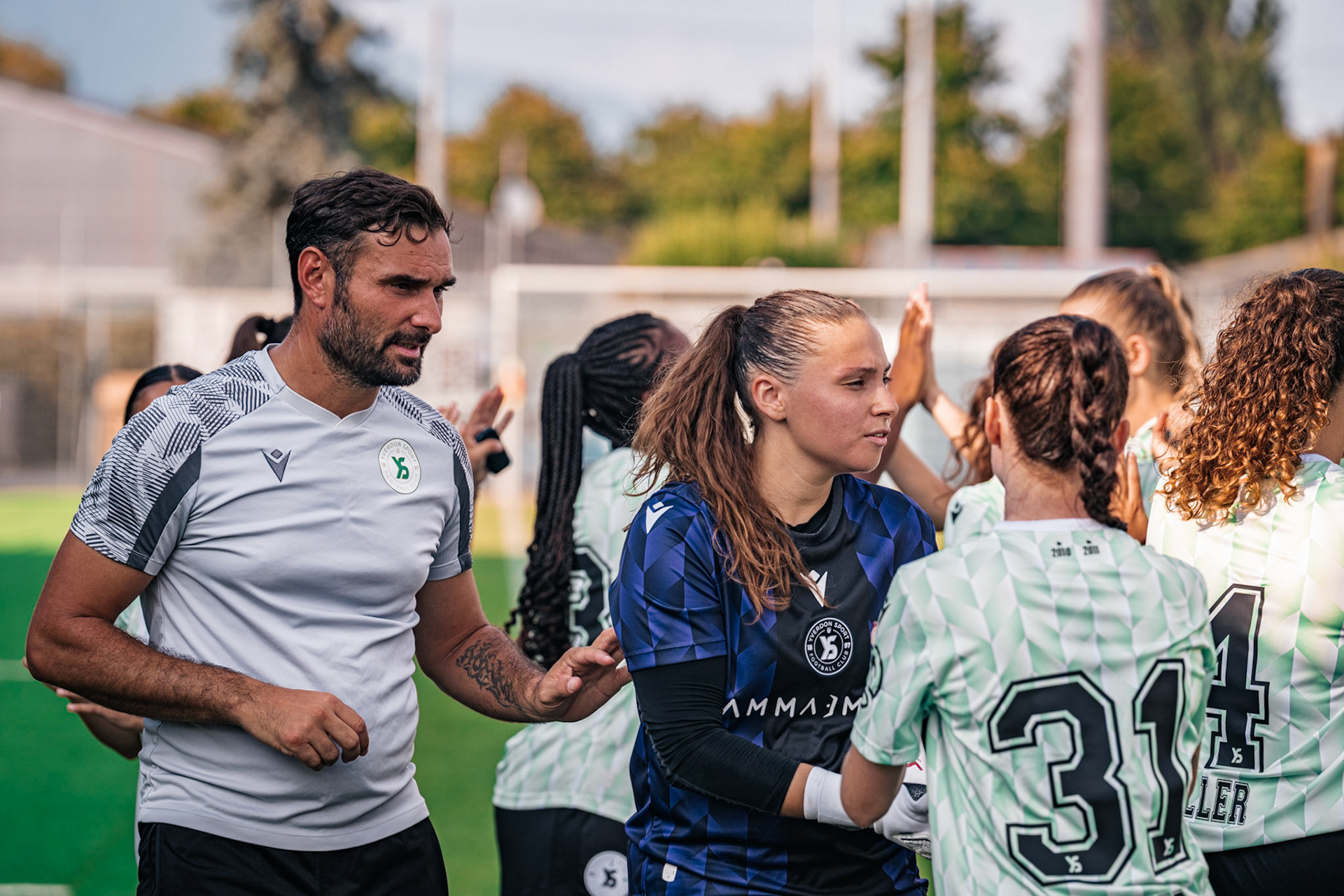Match championnat opposant Yverdon Sport – FC Wädenswil au Stade Municipal. (Christian António/LibsVisuals.com)