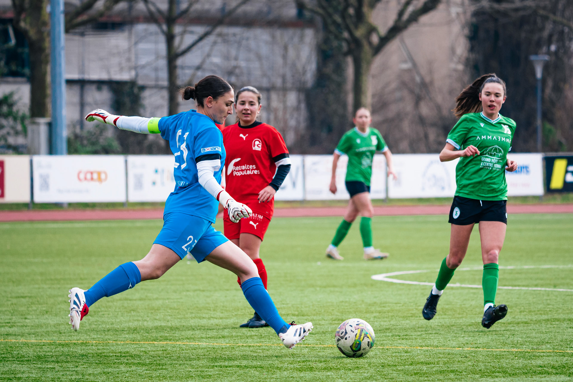 Match Amical entre FC Renens et Yverdon Sport FC au Stade sportif du Croset. (Christian António/LibsVisuals.com)