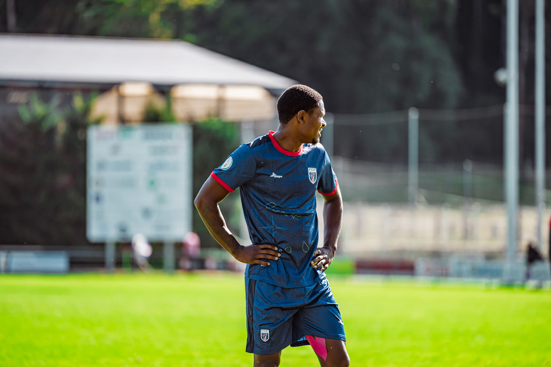 Match amical opposant l’Angola et le Cap-Vert (CanFribourg) au Terrain Communal de Corminboeuf. (Christian António/LibsVisuals.com)