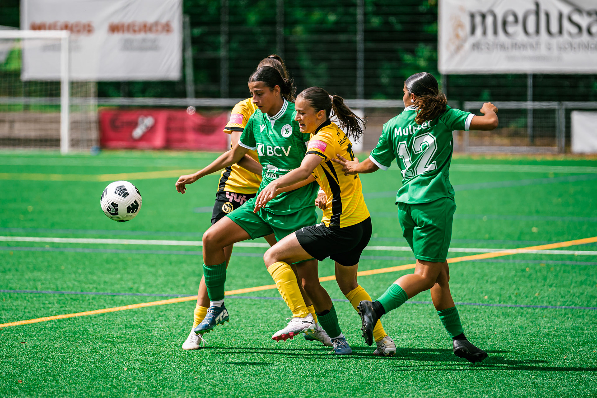 Match championnat opposant BSC YB Frauen U-20 - Yverdon Sport U-20 au Sportplatz Wyler. (Christian António/LibsVisuals.com)