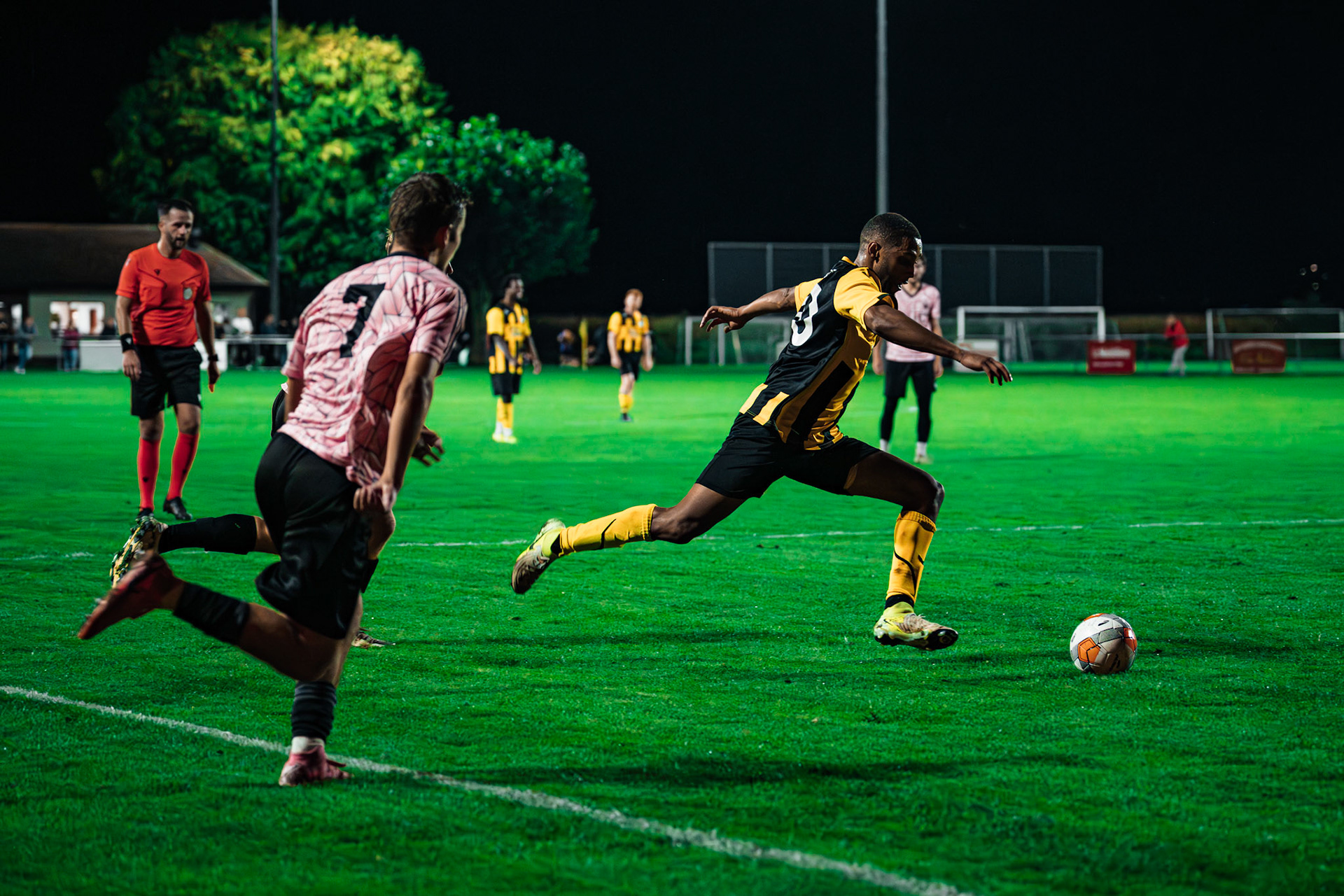 Match BCV Cup opposant FC Corcelles-Payerne I – FC Poliez-Pittet IA à la Place de sports Freybonnaz. (Christian António/LibsVisuals.com)
