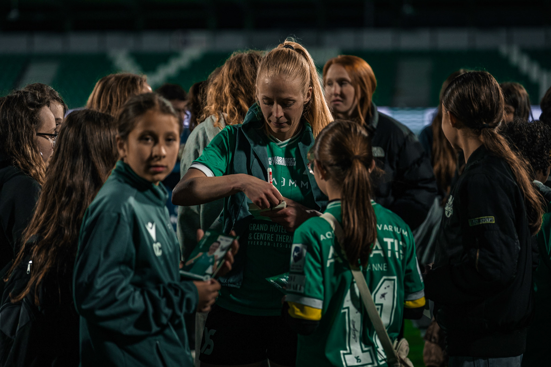 Yverdon Sport FC et Frauenteam Thun Berner-Oberland au Stade Municipal. (Christian António/LibsVisuals.com)