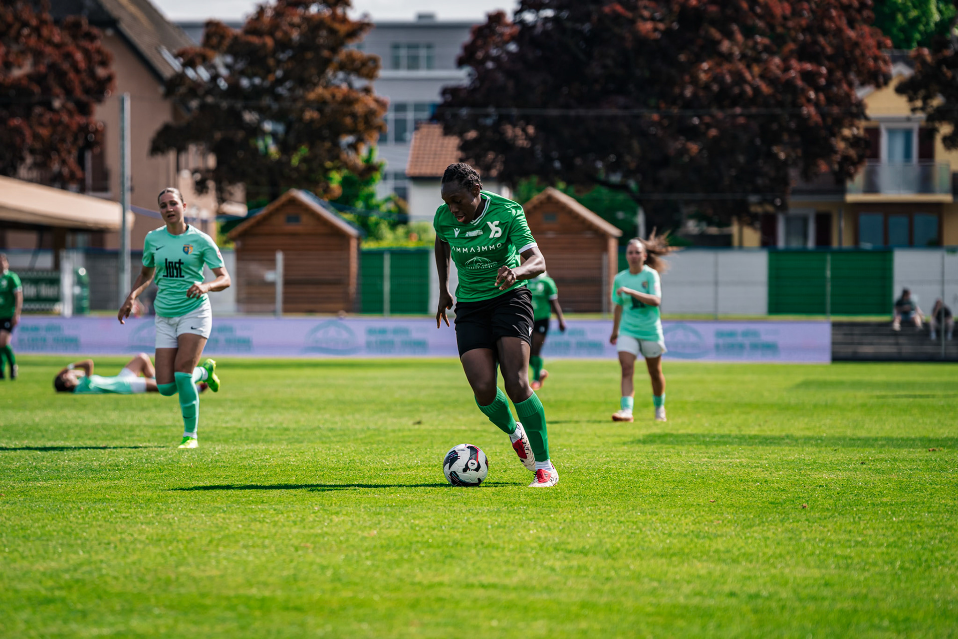 Yverdon Sport FC et FC Schlieren au Stade Municipal. (Christian António/LibsVisuals.com)