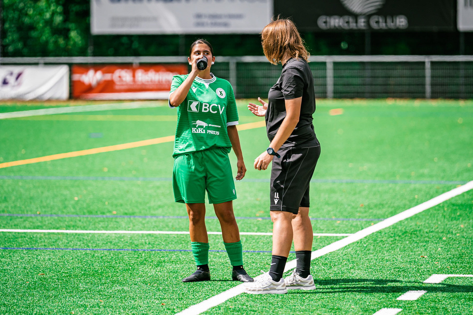Match championnat opposant BSC YB Frauen U-20 - Yverdon Sport U-20 au Sportplatz Wyler. (Christian António/LibsVisuals.com)
