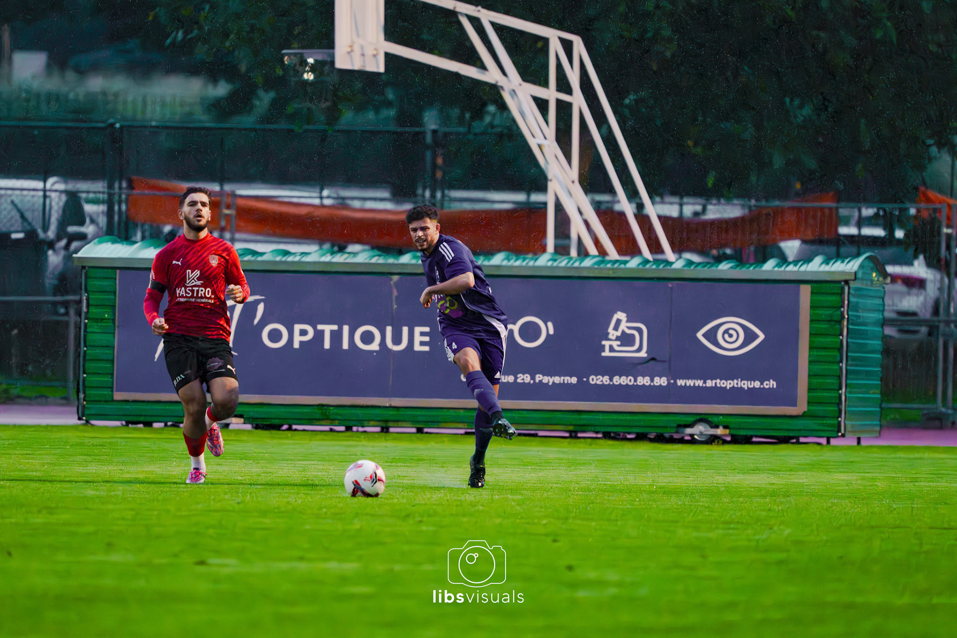 Match de barrage - Promotion 3ème ligue FC Iliria Payerne - FC Champvent au Stade Municipal à Payerne