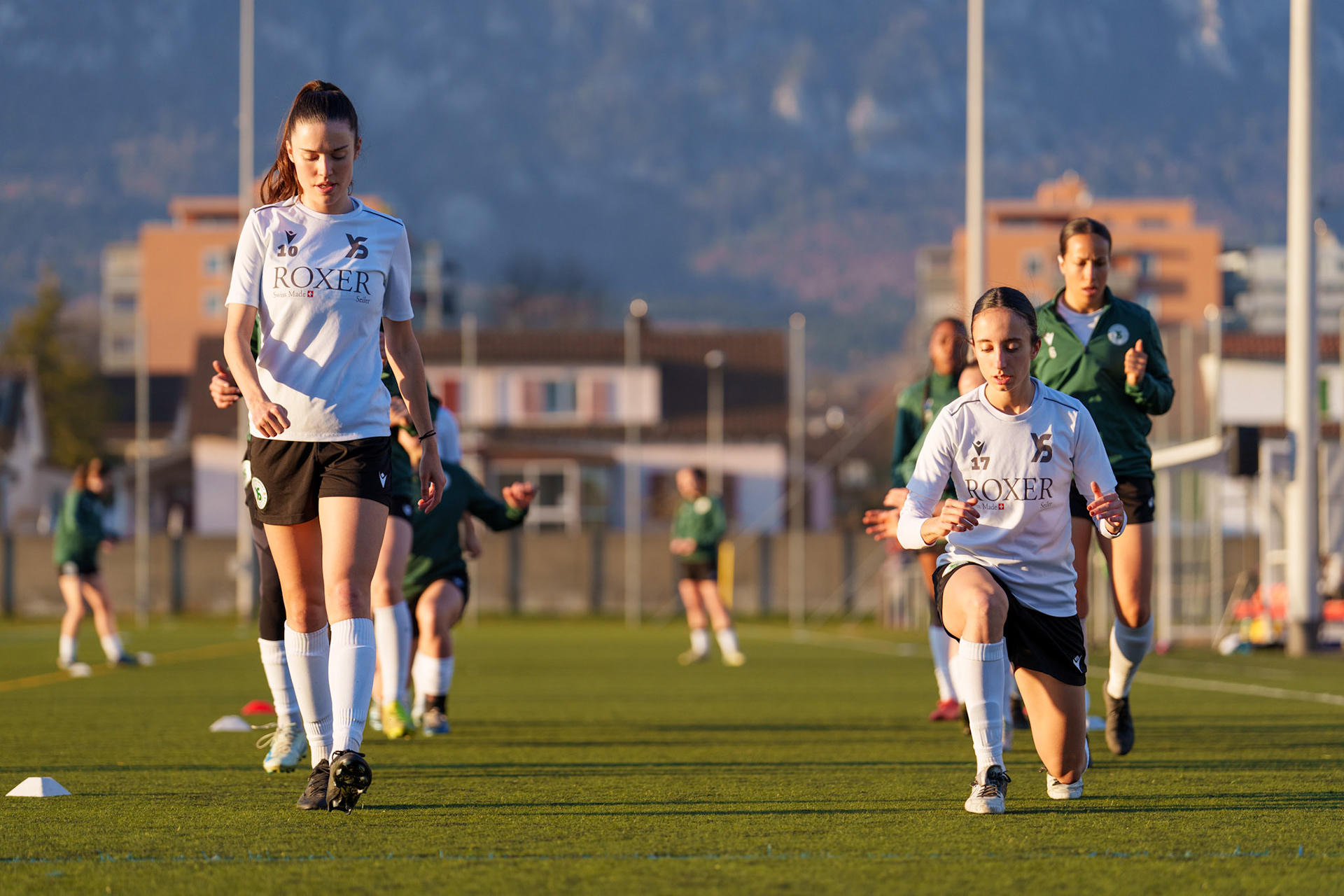 FC Solothurn Frauen et Yverdon Sport FC au Stadion FC Solothurn. (Christian António/LibsVisuals.com)