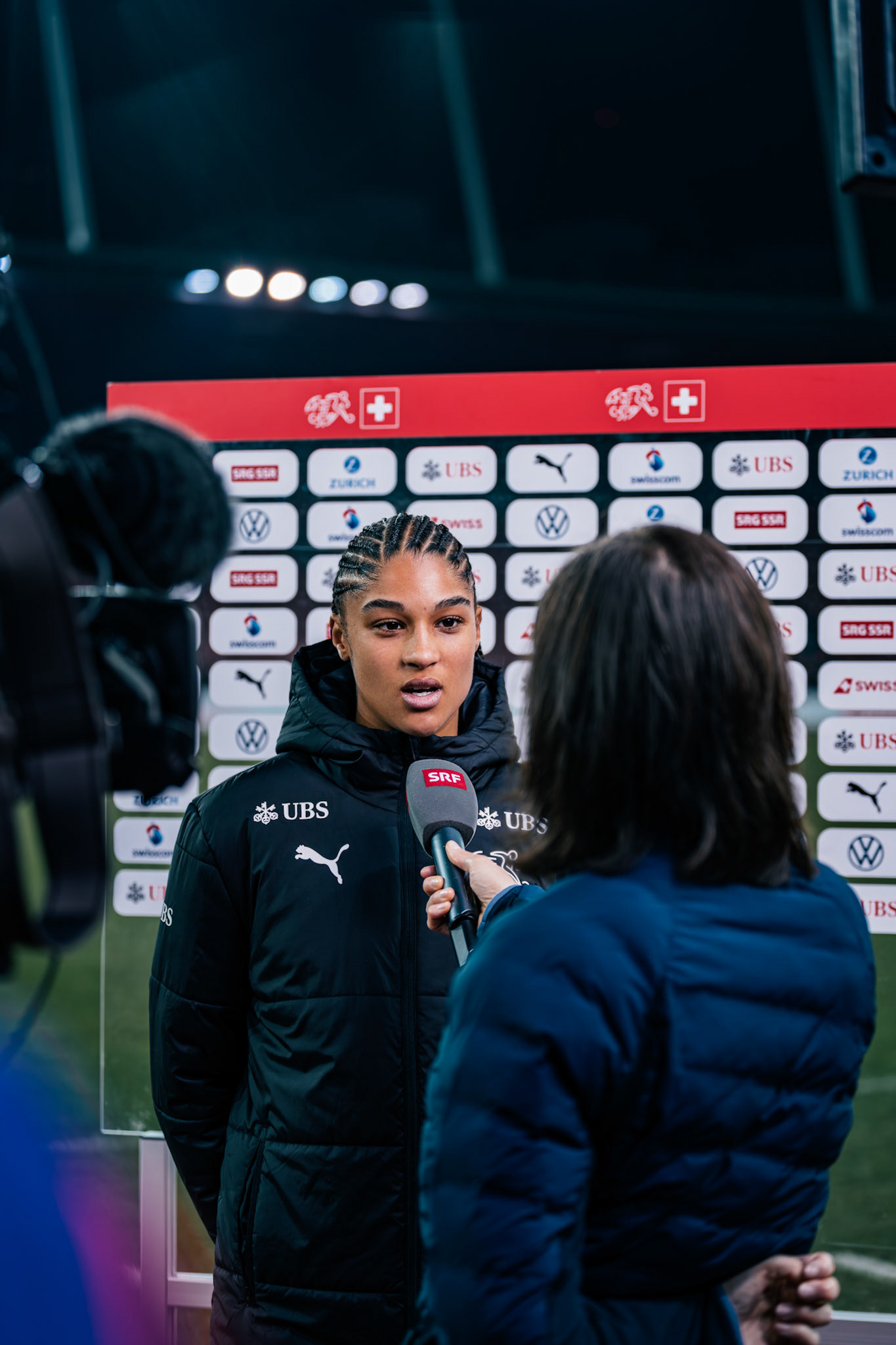 UEFA Women's Nations League Suisse - Islande au Stadion Letzigrund. (Christian António/LibsVisuals.com)