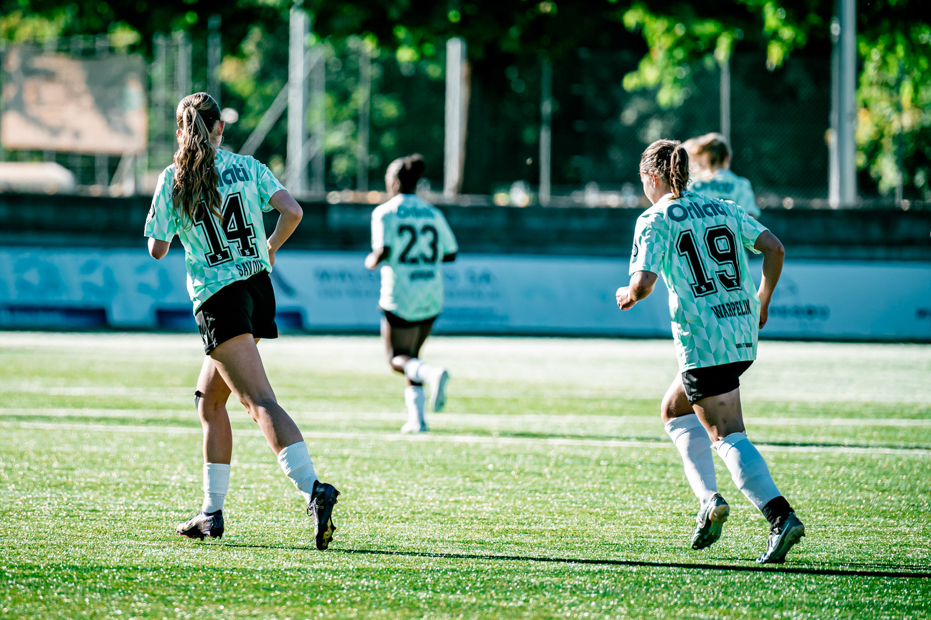 Match de championnat LNB (féminine) opposant l’Etoile Carouge FC à Yverdon Sport FC au Stade de la Fontenette à Carouge. (Christian António/LibsVisuals.com)