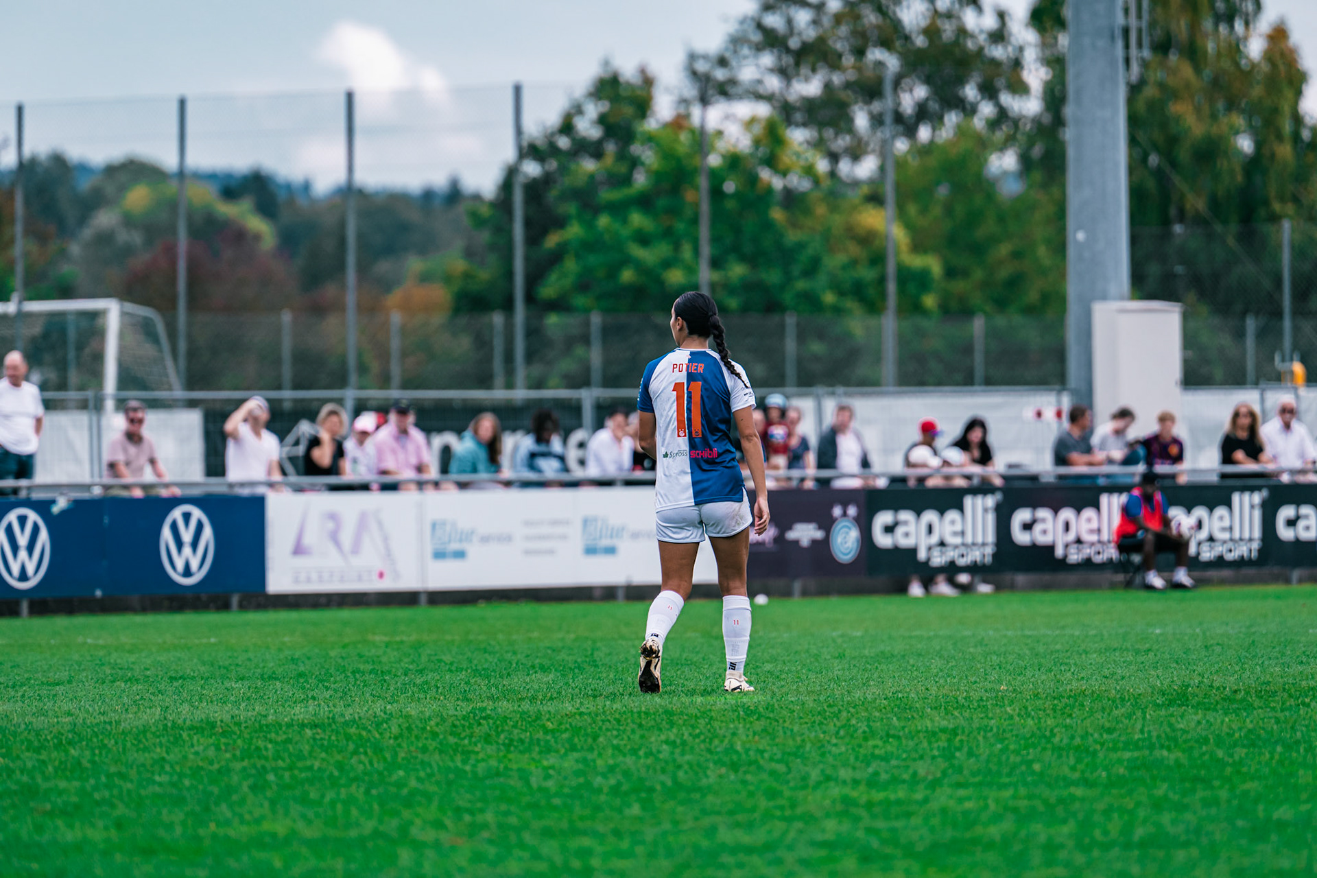 Match de l’AXA Women’s Super League opposant GC Frauenfussball et FC Basel 1893 au GC/Campus, Niederhasli (Platz 1). (Christian António/LibsVisuals.com)