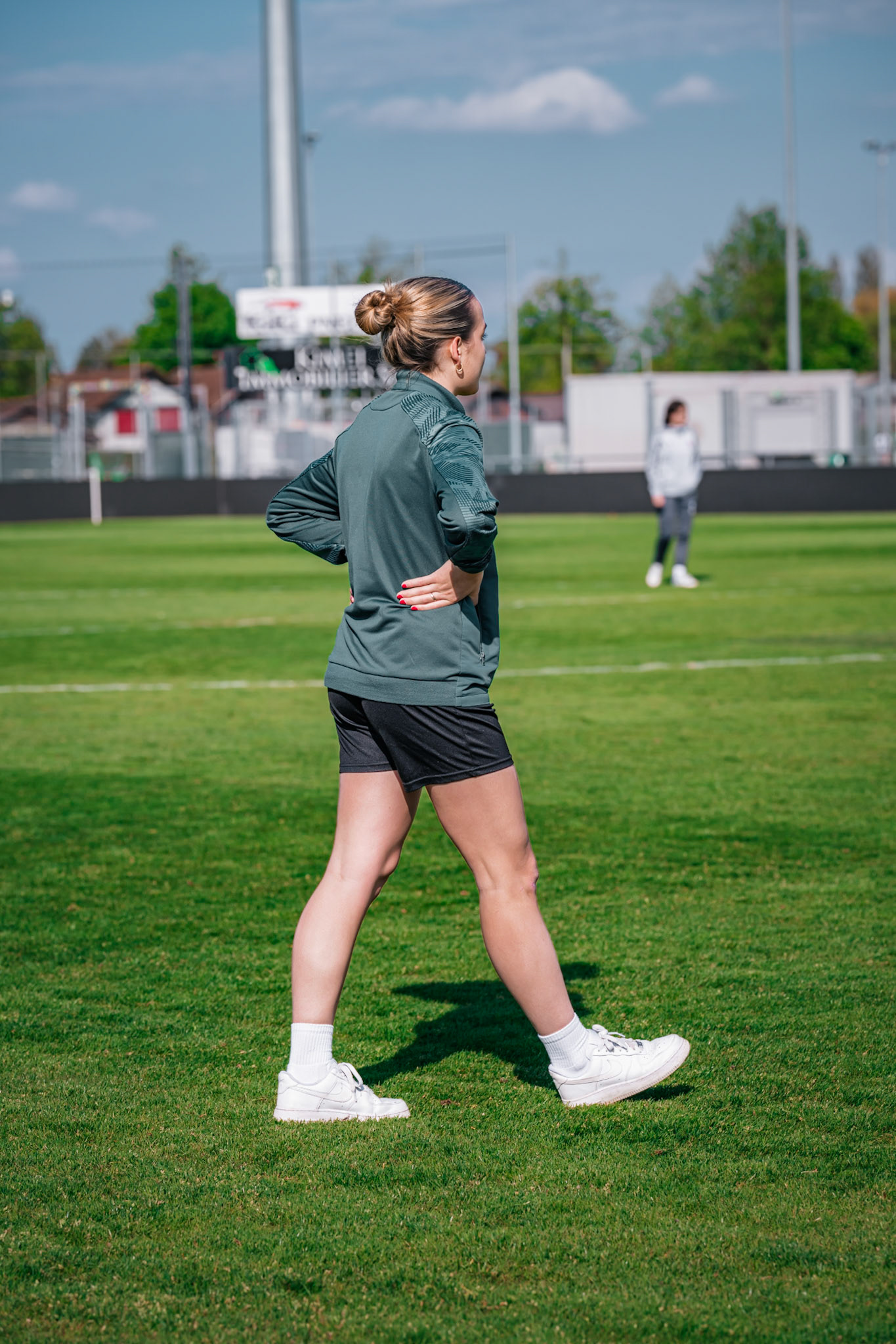 Yverdon Sport FC et Frauenteam Thun Berner-Oberland au Stade Municipal. (Christian António/LibsVisuals.com)