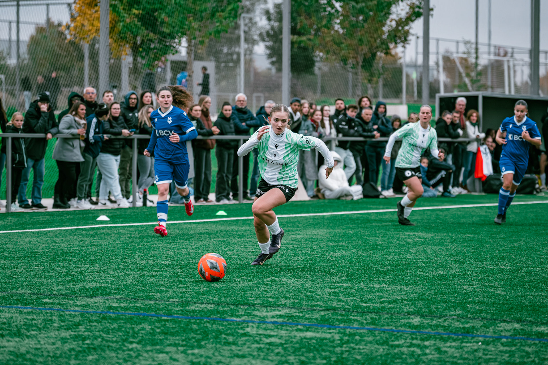 Match AXA Women’s Cup (1/16 de finale) opposant FC Lausanne-Sport et Yverdon Sport FC au Centre sportif de la Tuilière. (Christian António/LibsVisuals.com)
