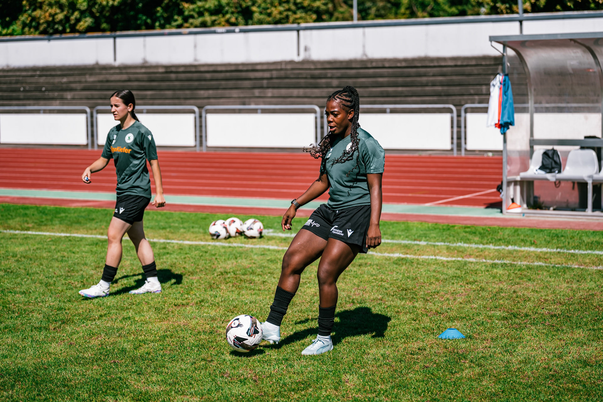 Match AXA Women’s Cup opposant FC Concordia Basel - Yverdon Sport FC au Sportanlagen St. Jakob. (Christian António/LibsVisuals.com)