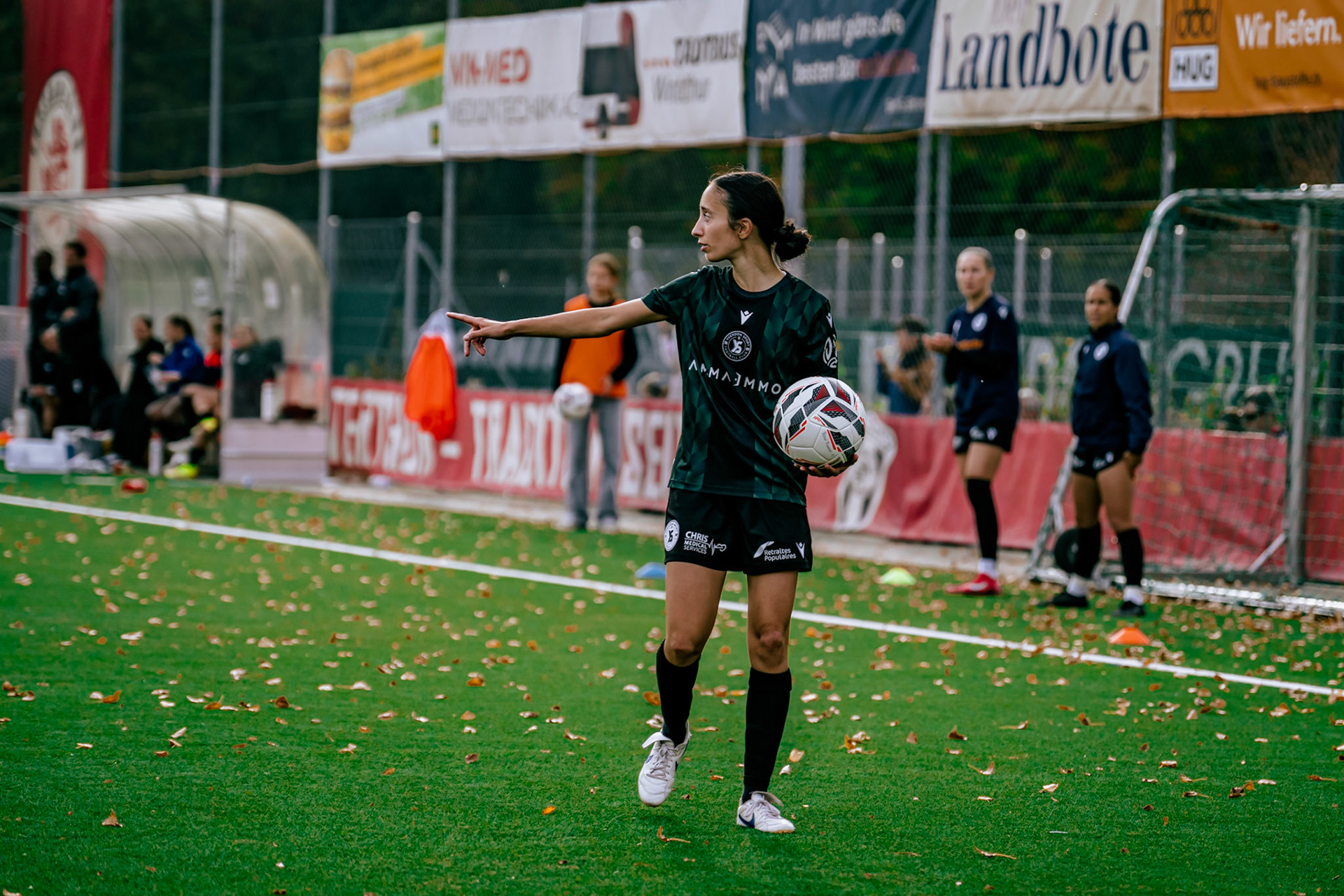 Match de championnat LNB Féminine opposant le FC Winterthur et Yverdon Sport FC au Schützenwiese, Winterthur. (Christian António/LibsVisuals.com)
