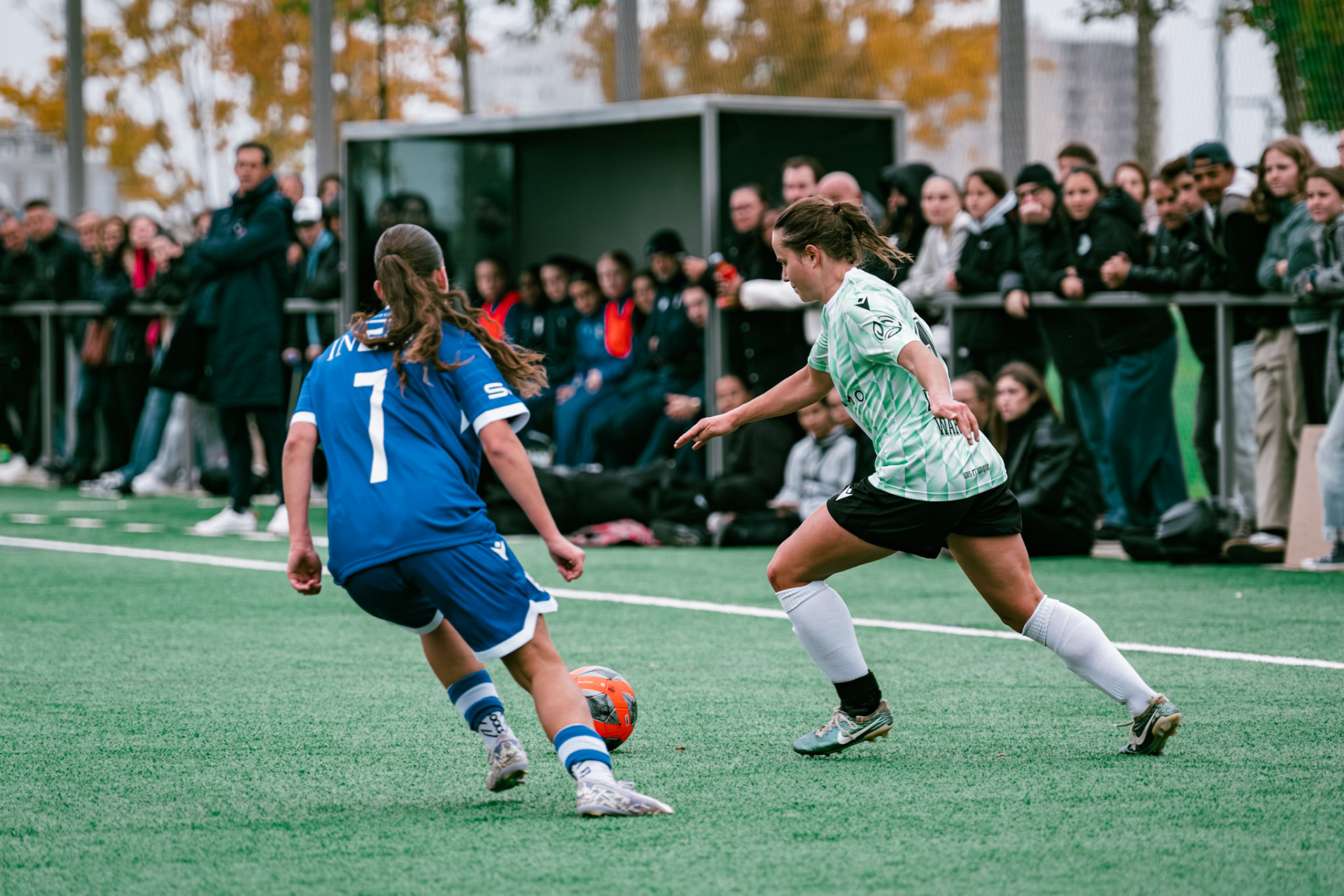 Match AXA Women’s Cup (1/16 de finale) opposant FC Lausanne-Sport et Yverdon Sport FC au Centre sportif de la Tuilière. (Christian António/LibsVisuals.com)
