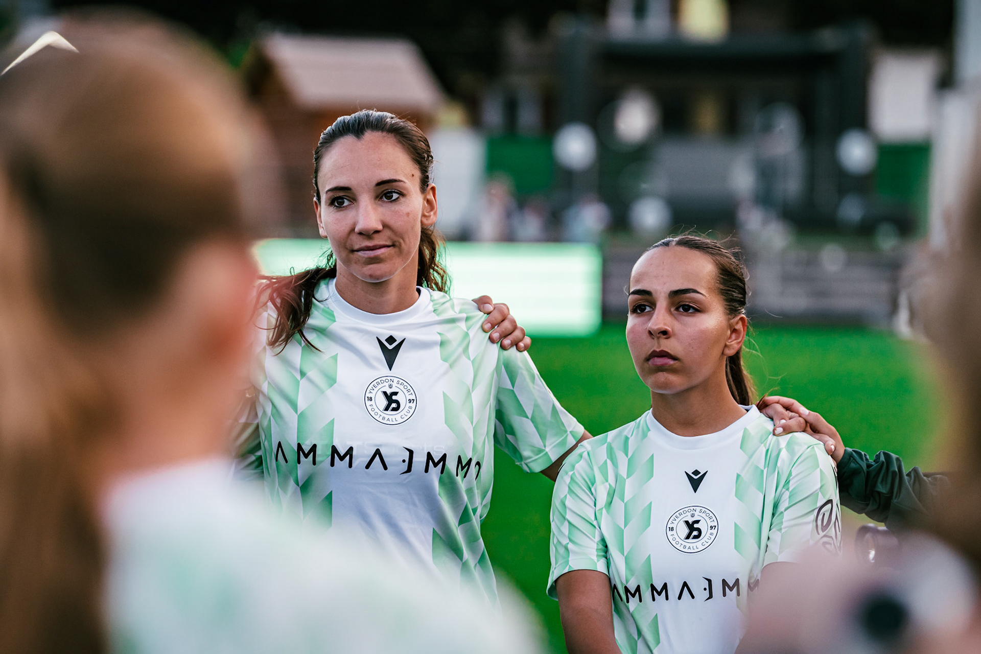 Match championnat LNB féminine opposant Yverdon Sport FC et FC Schlieren au Stade Municipal. (Christian António/LibsVisuals.com)