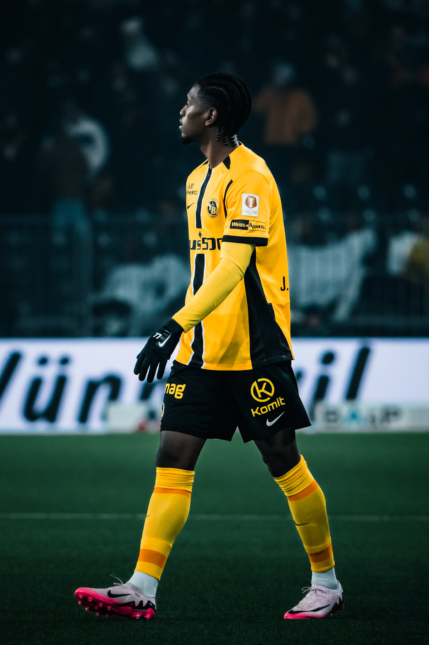 Joël Monteiro, Milieu du BSC Young Boys lors du match entre BSC Young Boys et FC Winterthur au Stadion Wankdorf. (Christian António/LibsVisuals.com)
