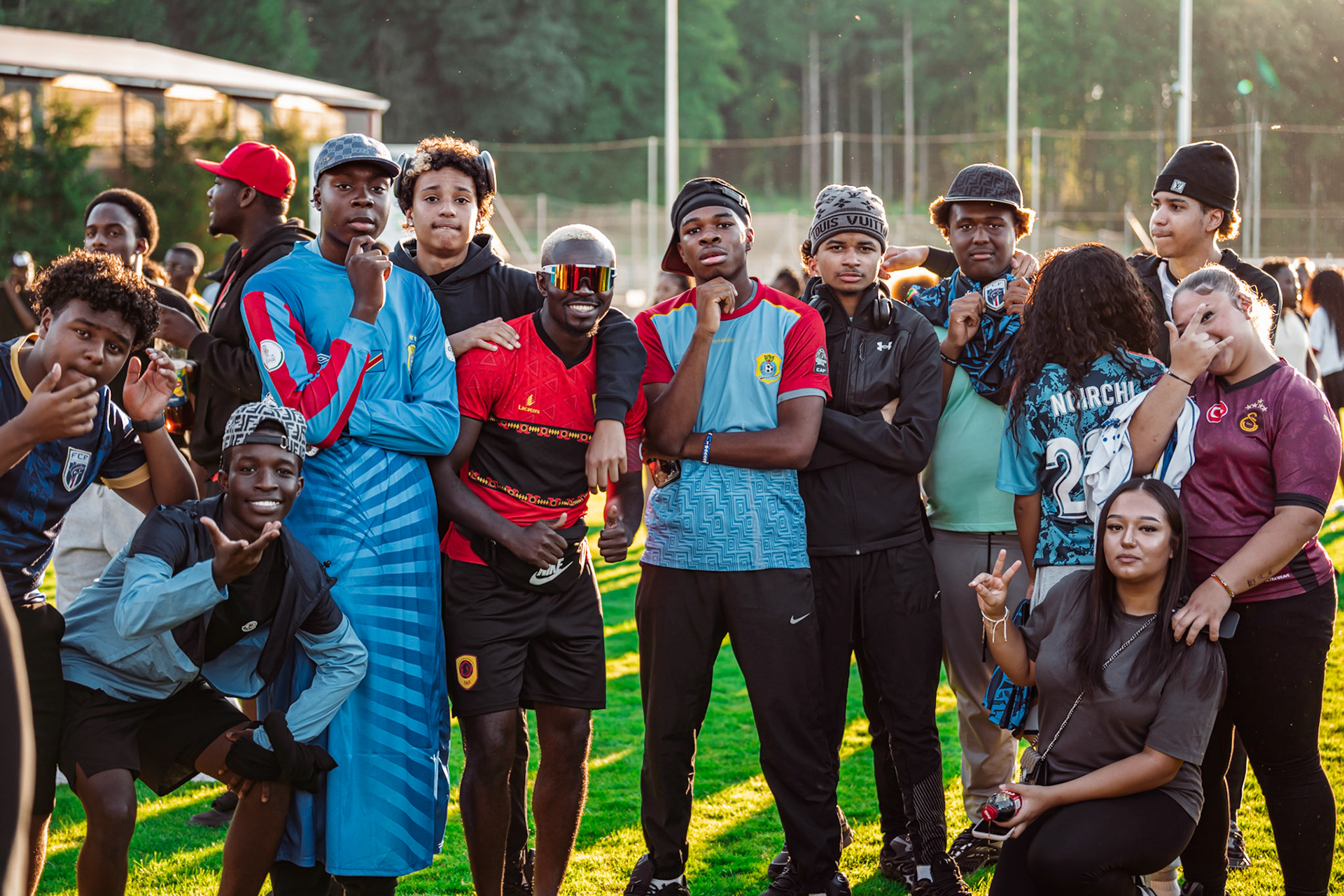 Match amical opposant l’Angola et le Cap-Vert (CanFribourg) au Terrain Communal de Corminboeuf. (Christian António/LibsVisuals.com)