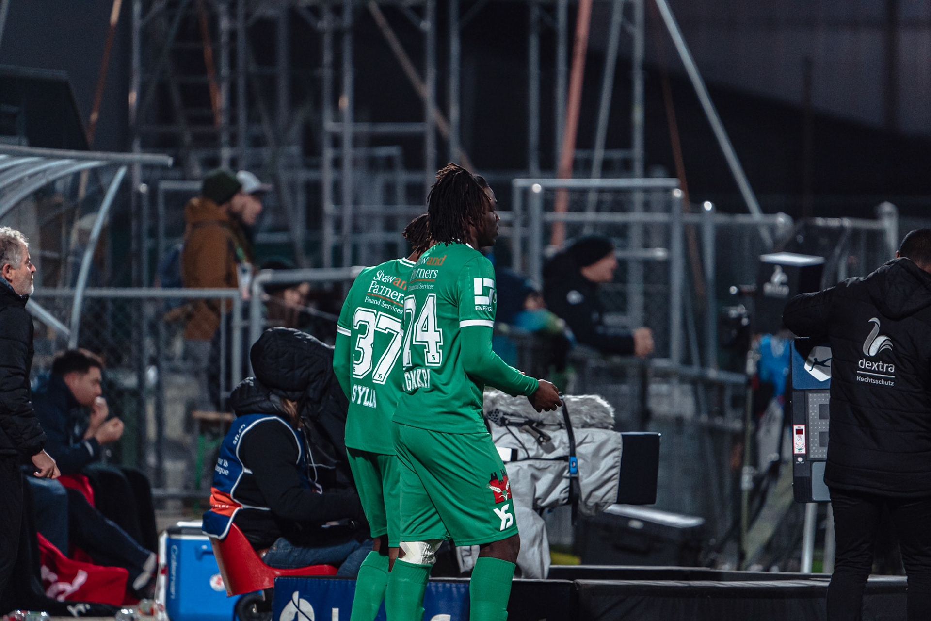 Yverdon Sport FC et FC Winterthur au Stade Municipal. (Christian António/LibsVisuals.com)