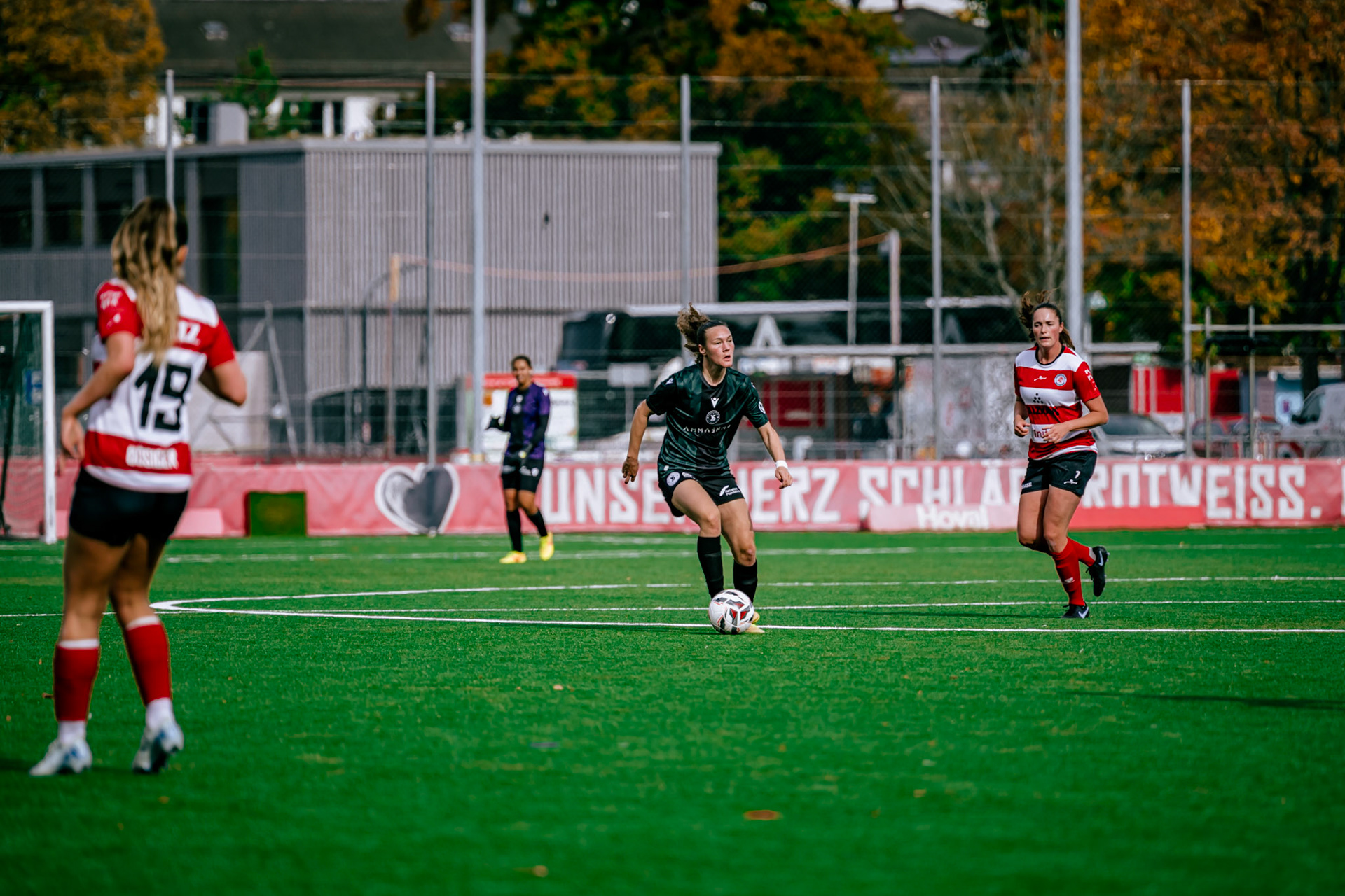 Match de championnat LNB Féminine opposant le FC Winterthur et Yverdon Sport FC au Schützenwiese, Winterthur. (Christian António/LibsVisuals.com)