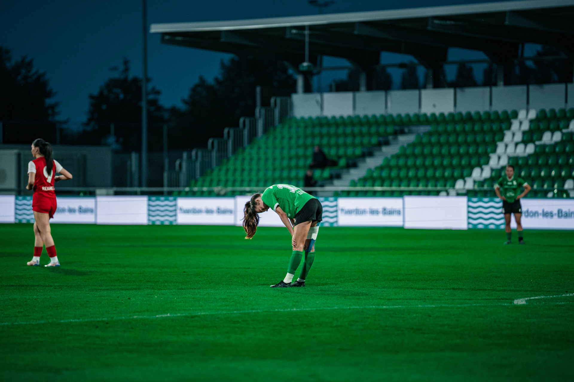 Yverdon Sport FC et FC Rapperswil-Jona au Stade Municipal. (Christian António/LibsVisuals.com)