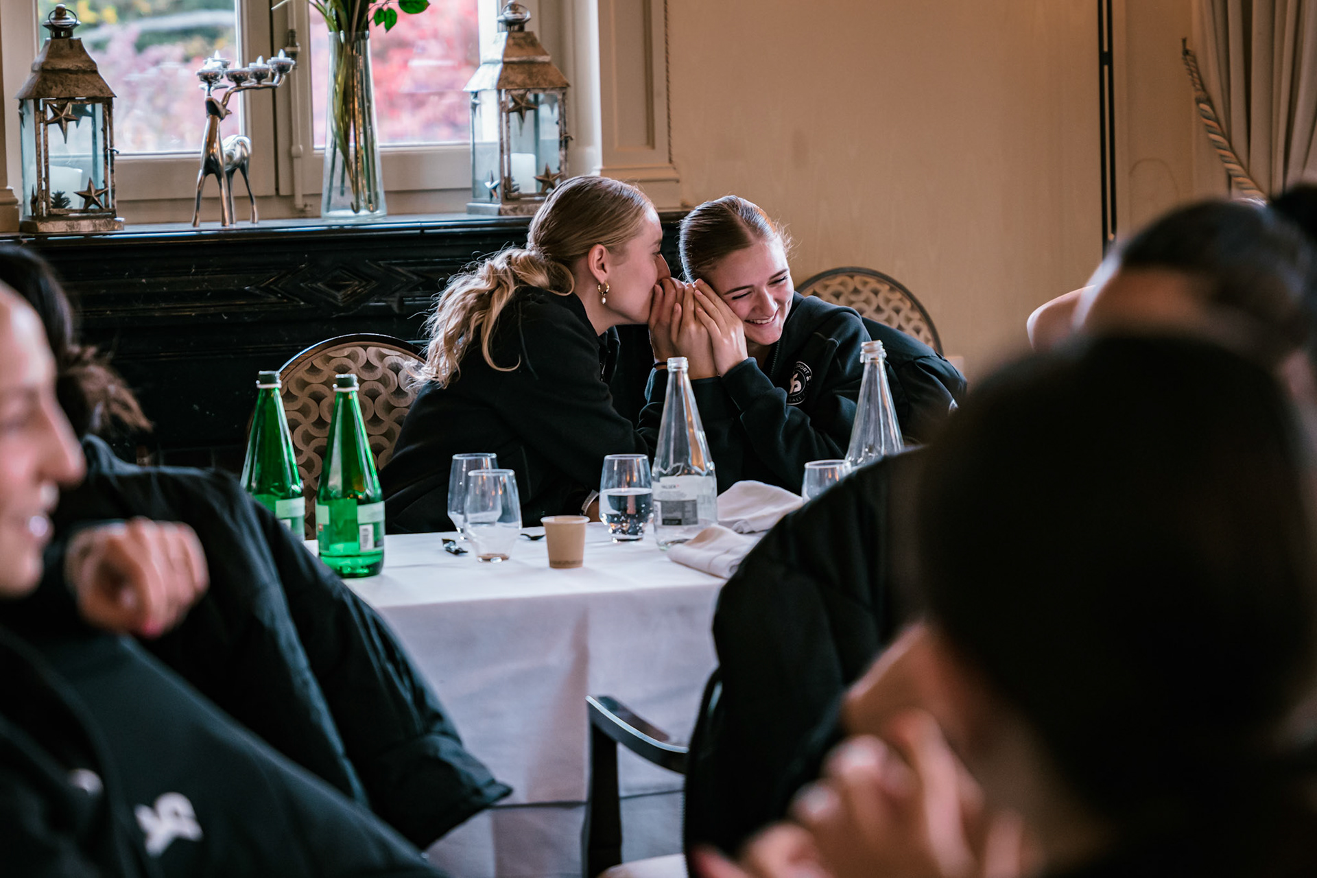 Match de championnat LNB féminine opposant Yverdon Sport FC et le FC Lugano au Stade Municipal, Yverdon-les-Bains. (Christian António / LibsVisuals.com)