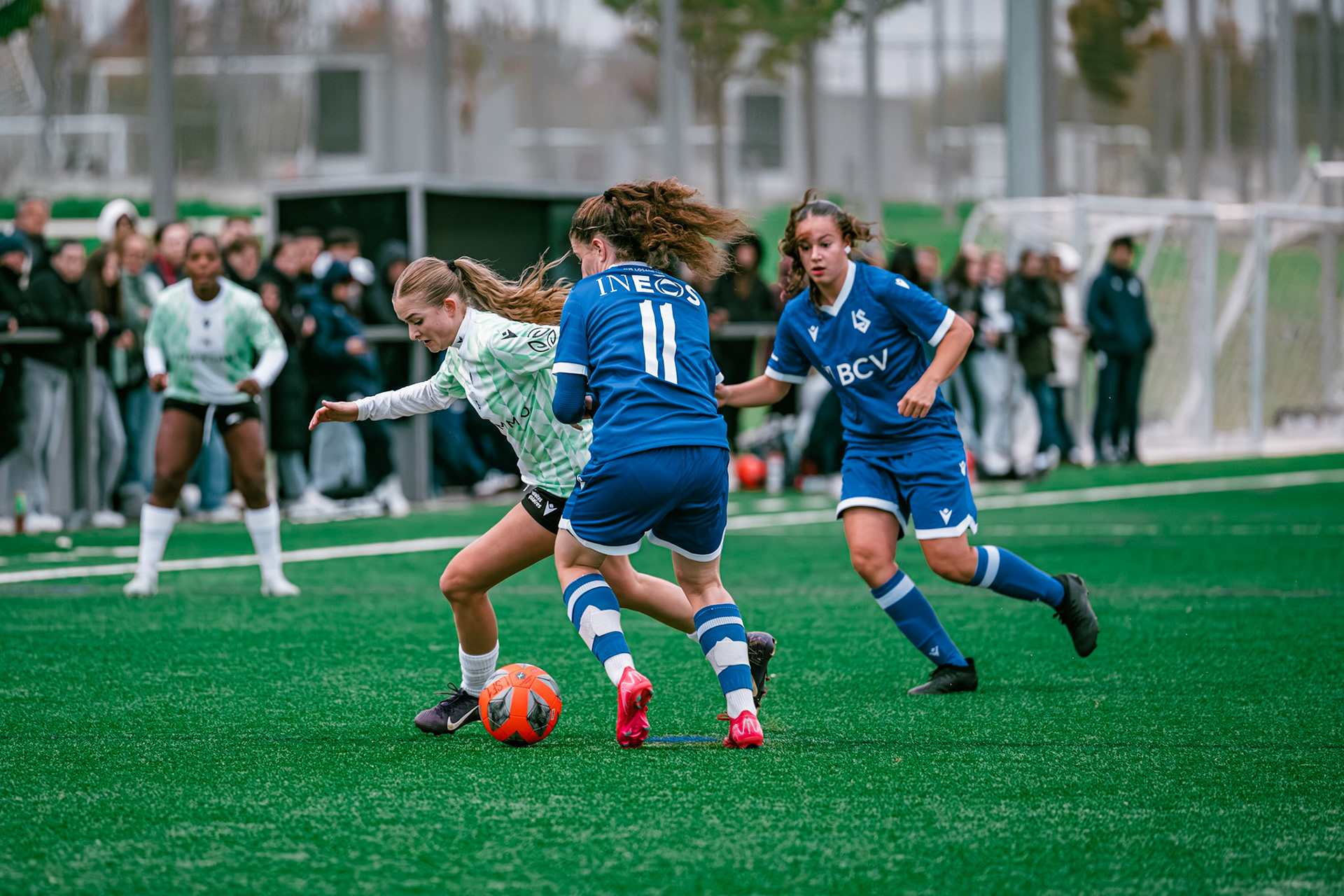 Match AXA Women’s Cup (1/16 de finale) opposant FC Lausanne-Sport et Yverdon Sport FC au Centre sportif de la Tuilière. (Christian António/LibsVisuals.com)