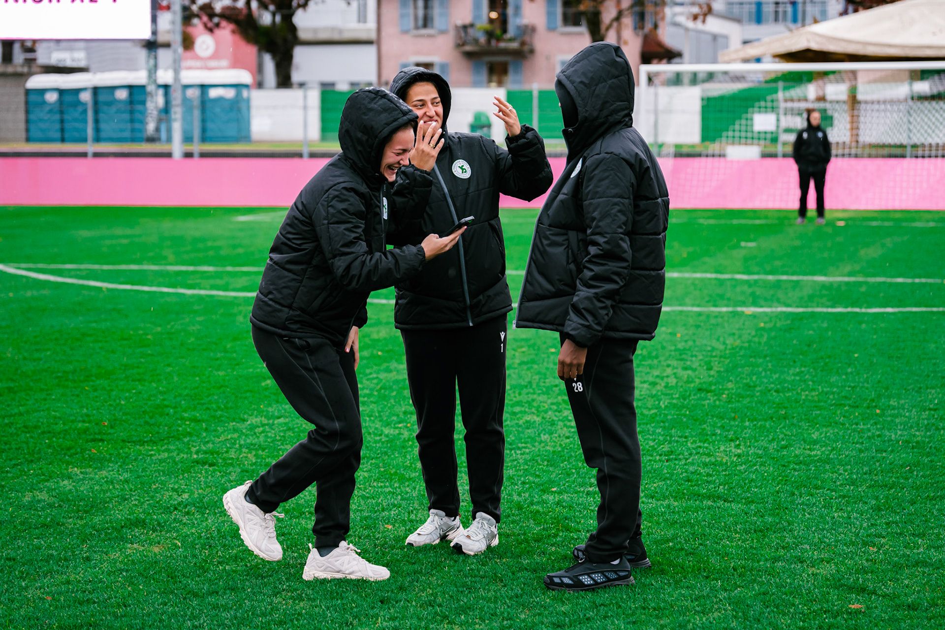 Match de championnat LNB féminine opposant Yverdon Sport FC et le FC Lugano au Stade Municipal, Yverdon-les-Bains. (Christian António / LibsVisuals.com)