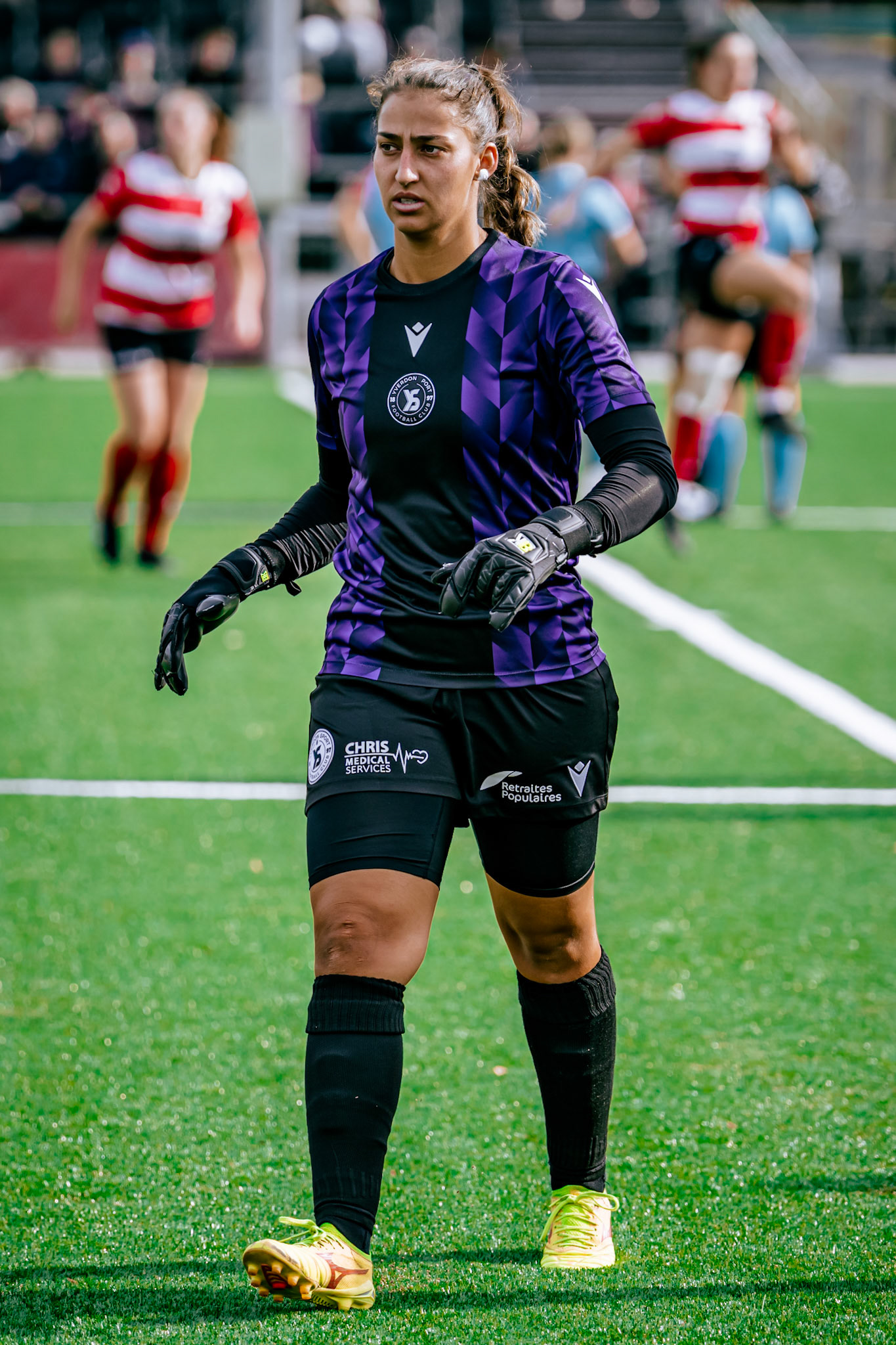 Match de championnat LNB Féminine opposant le FC Winterthur et Yverdon Sport FC au Schützenwiese, Winterthur. (Christian António/LibsVisuals.com)