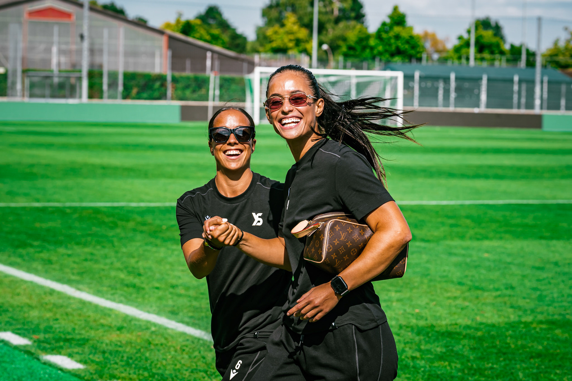 Match championnat LNB féminine opposant Yverdon Sport FC et FC Schlieren au Stade Municipal. (Christian António/LibsVisuals.com)