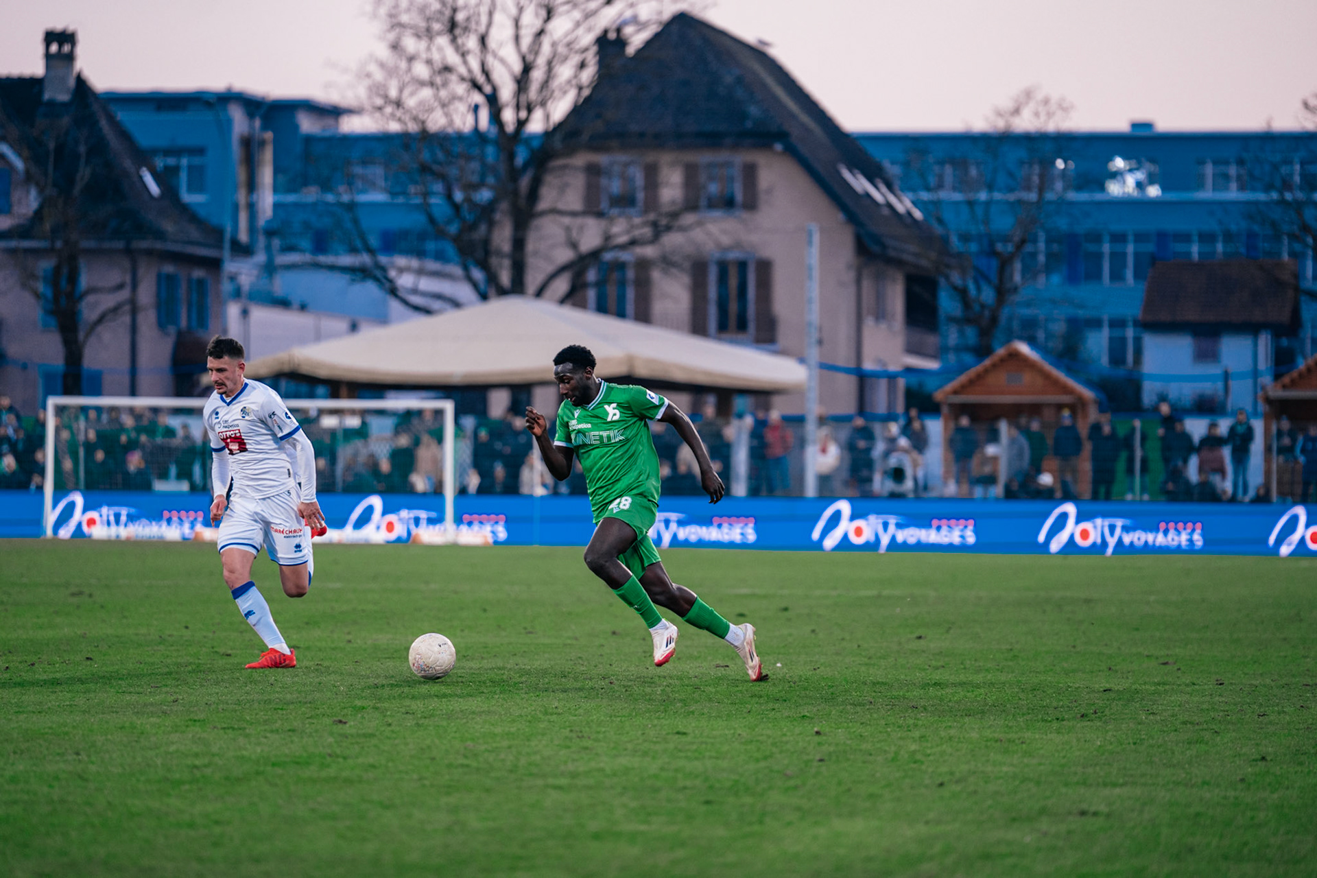 Yverdon Sport FC et FC Luzern au Stade Municipal. (Christian António/LibsVisuals.com)