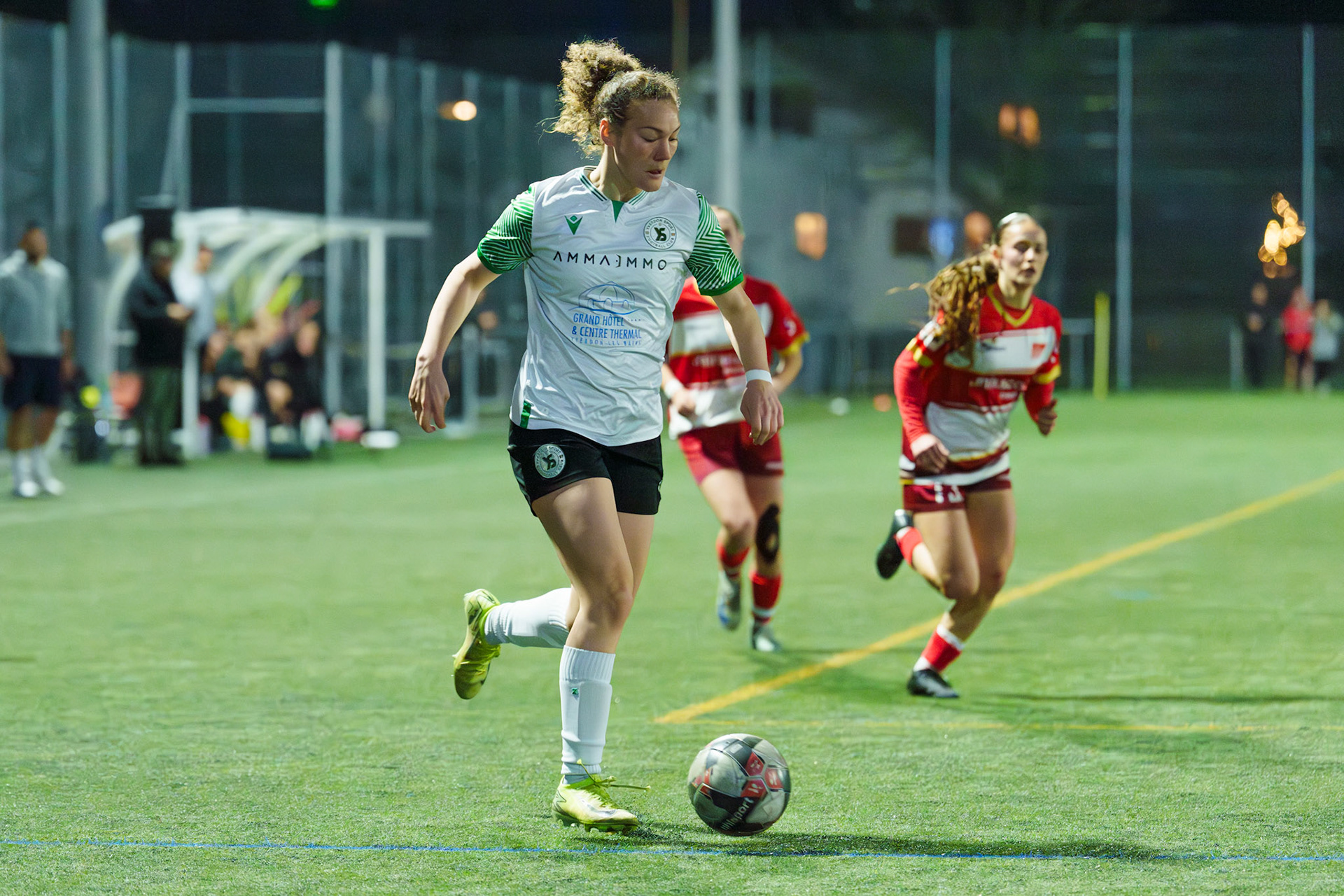 FC Solothurn Frauen et Yverdon Sport FC au Stadion FC Solothurn. (Christian António/LibsVisuals.com)