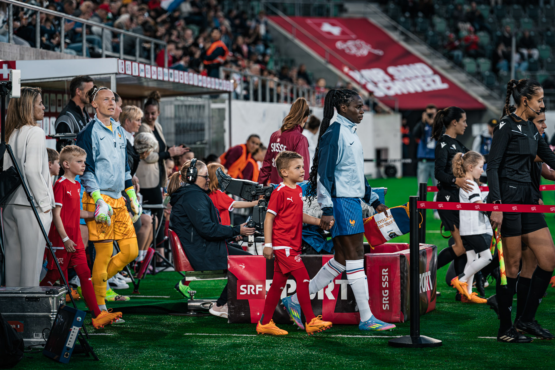 UEFA Women’s Nations League Suisse - France au Kybunpark. (Christian António/LibsVisuals.com)