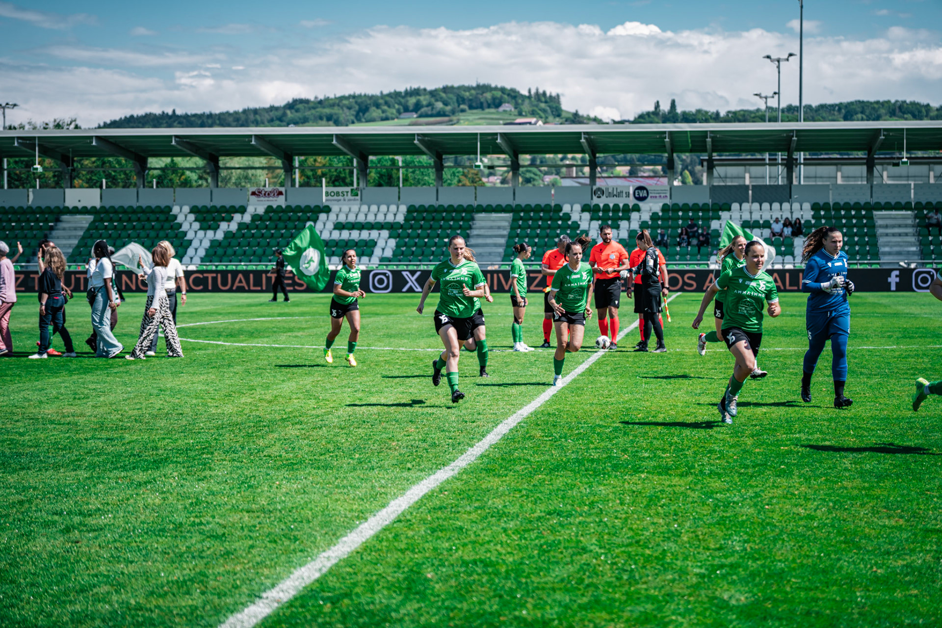 Yverdon Sport FC et FC Schlieren au Stade Municipal. (Christian António/LibsVisuals.com)