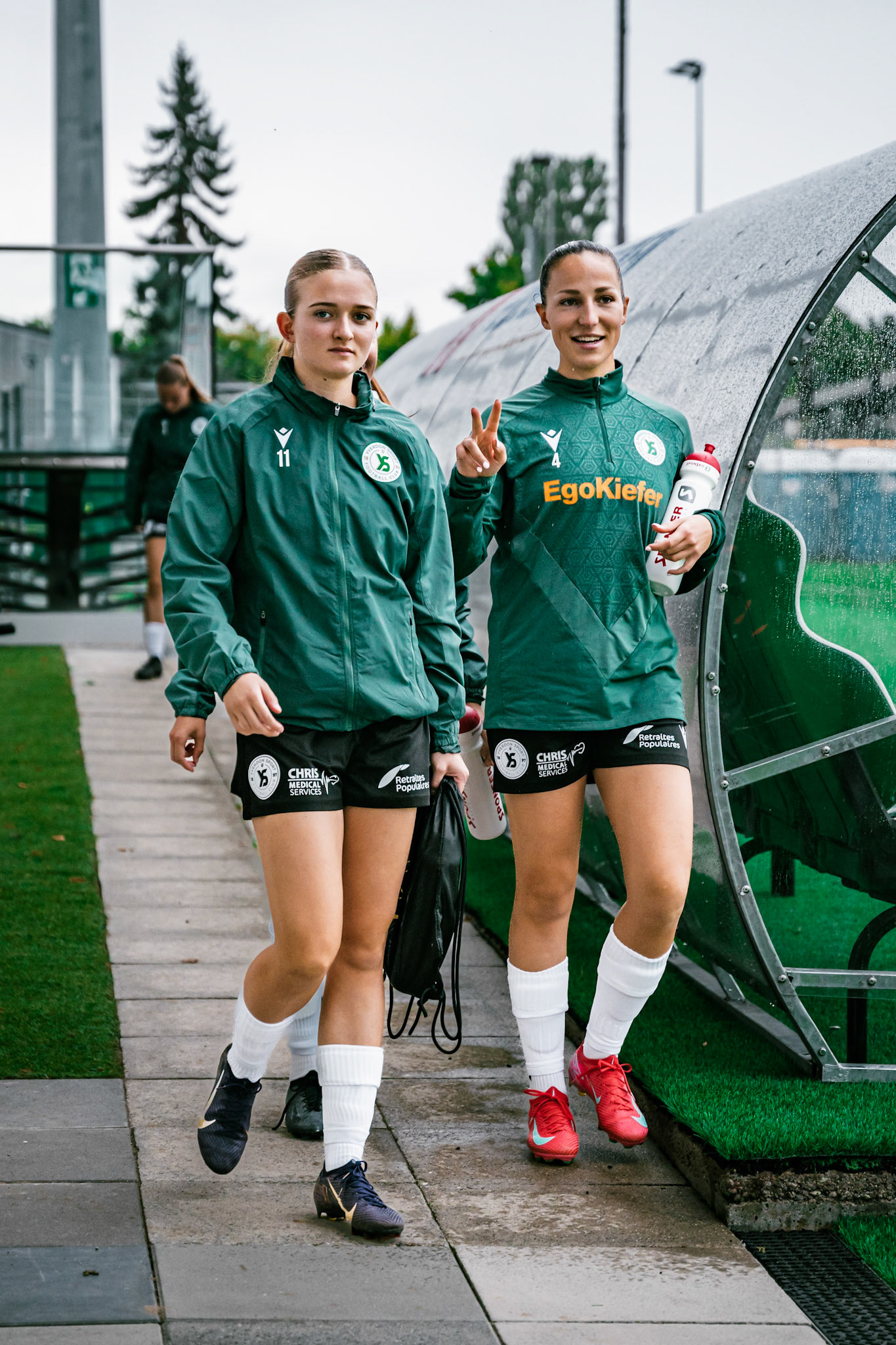 Match championnat LNB féminine opposant Yverdon Sport FC et FC Solothurn Frauen au Stade Municipal. (Christian António/LibsVisuals.com)