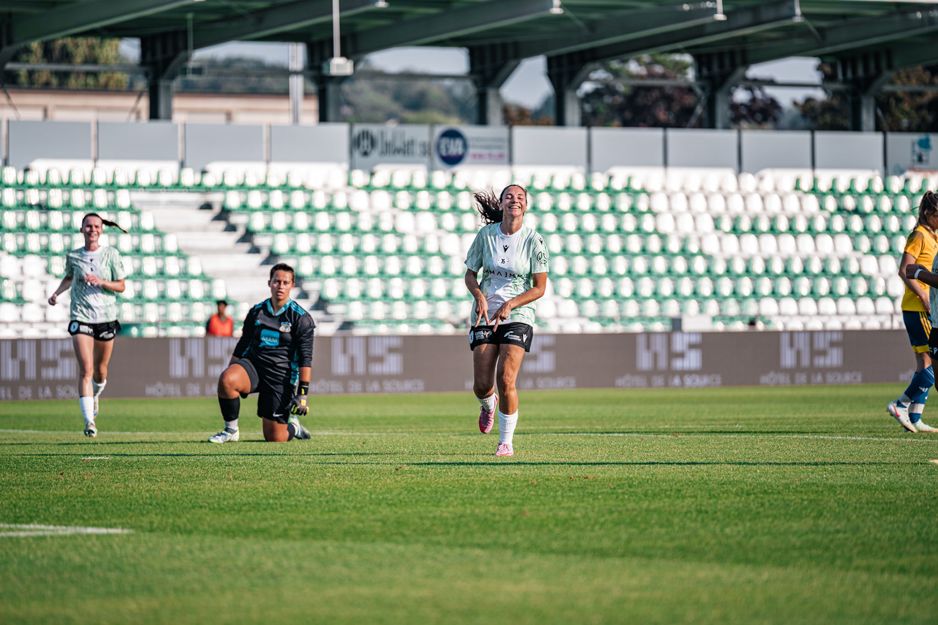 Match championnat opposant Yverdon Sport – FC Wädenswil au Stade Municipal. (Christian António/LibsVisuals.com)