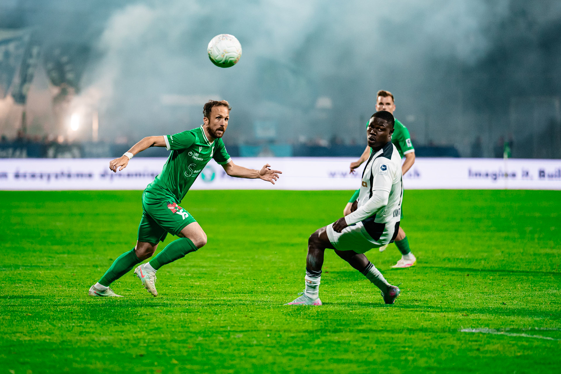 Yverdon Sport FC et FC Zürich au Stade Municipal. (Christian António/LibsVisuals.com)