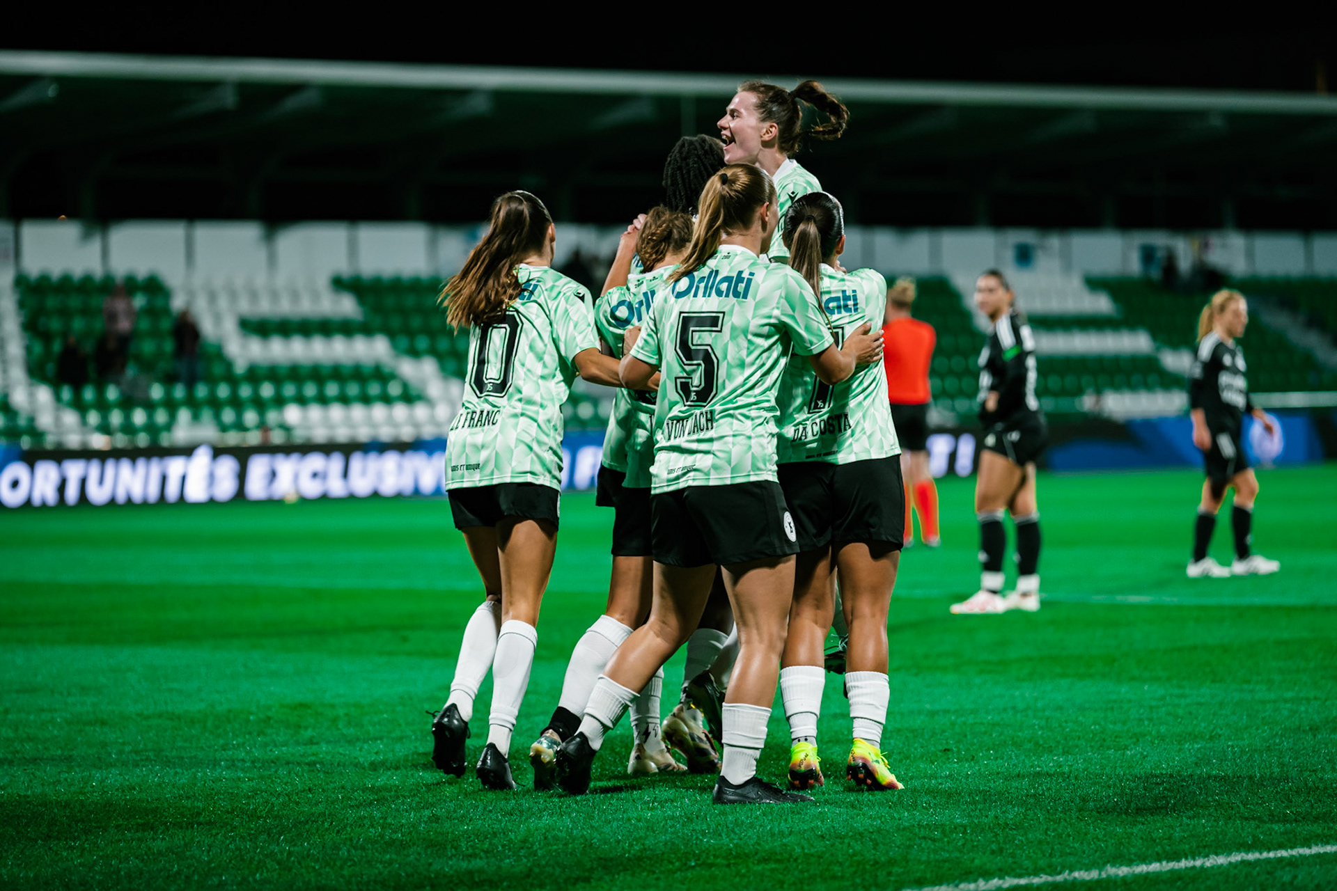 Match de championnat LNB (féminine) opposant Yverdon Sport FC et FC Wil 1900 au Stade Municipal, Yverdon. (Christian António/LibsVisuals.com)