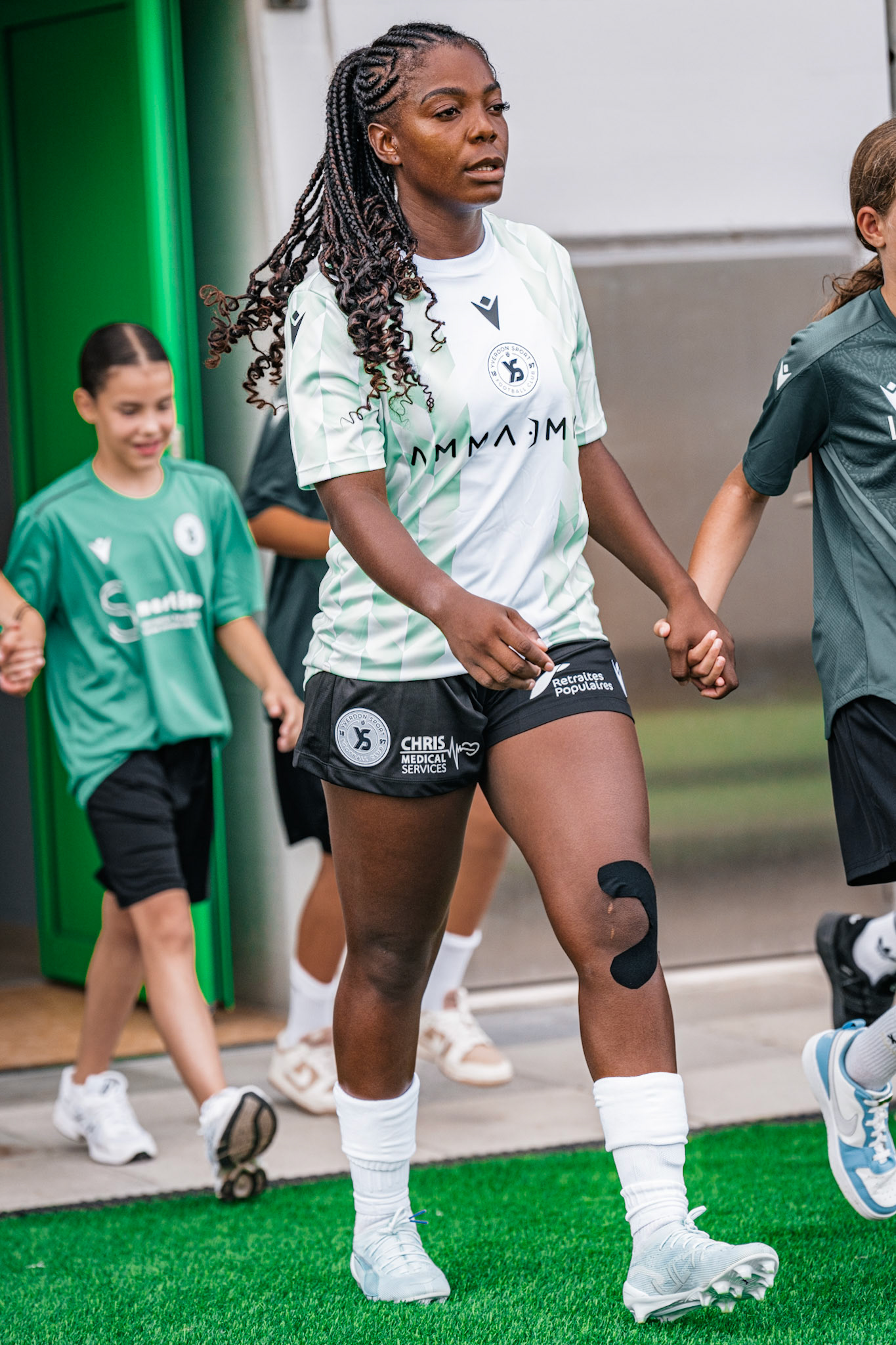 Match championnat opposant Yverdon Sport – FC Wädenswil au Stade Municipal. (Christian António/LibsVisuals.com)
