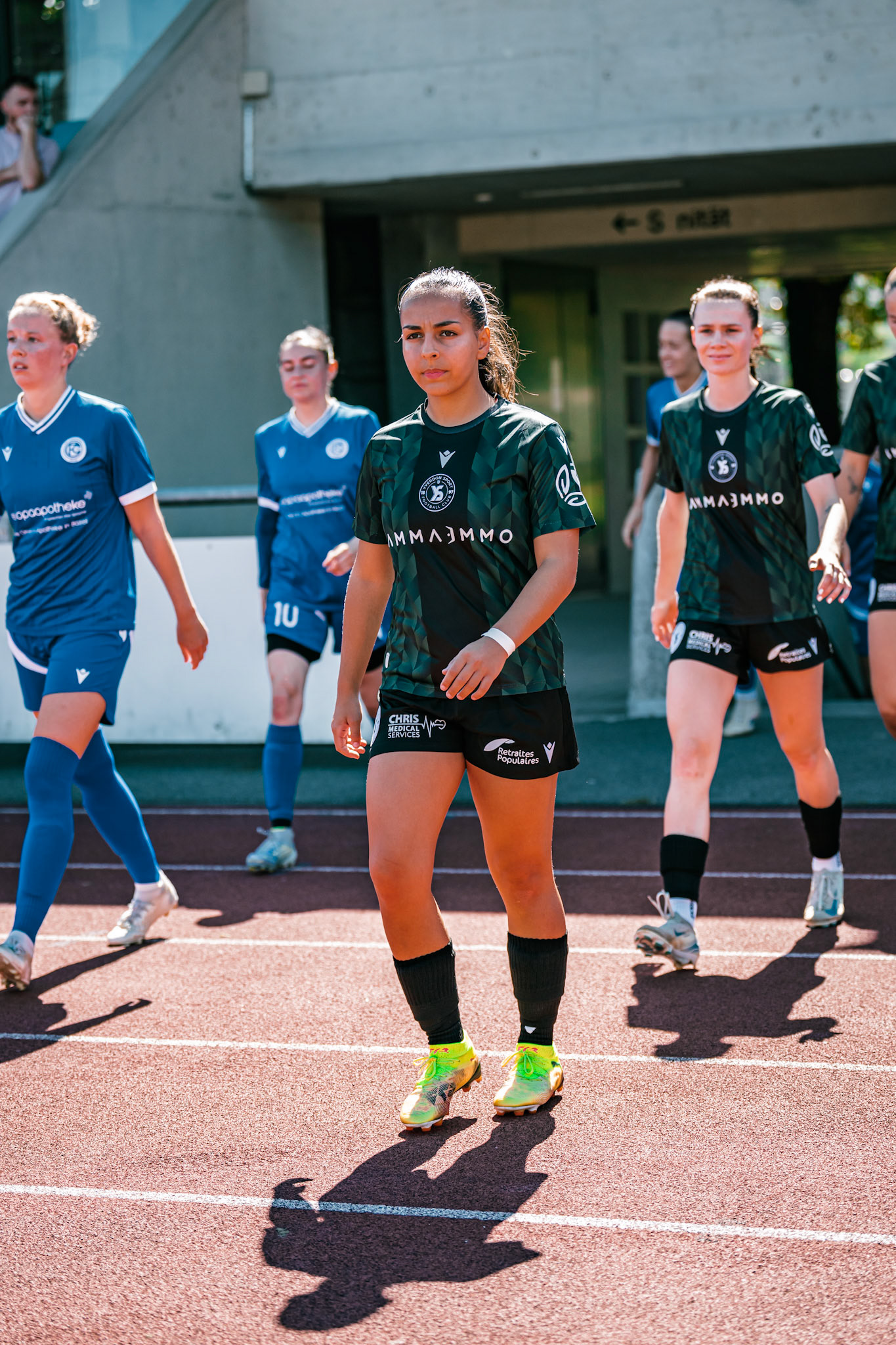 Match AXA Women’s Cup opposant FC Concordia Basel - Yverdon Sport FC au Sportanlagen St. Jakob. (Christian António/LibsVisuals.com)