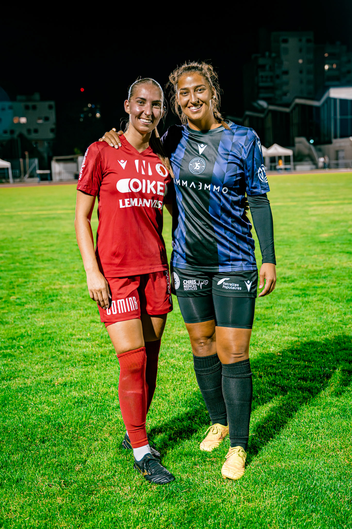 Match de championnat LNB (féminine) opposant le FC Sion Féminin à Yverdon Sport FC à l’Ancien Stand, Sion. (Christian António/LibsVisuals.com)